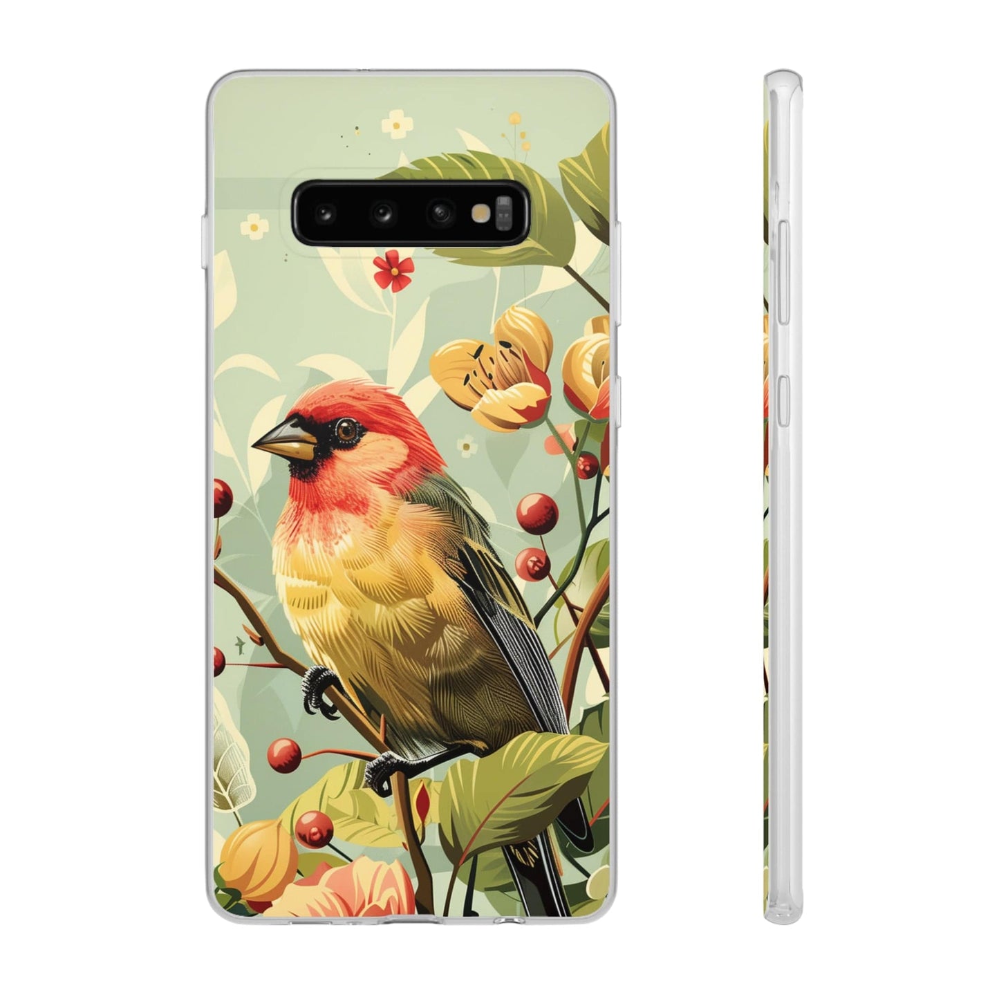 Printify Phone Case Summer Spring Bird Flexi Cases