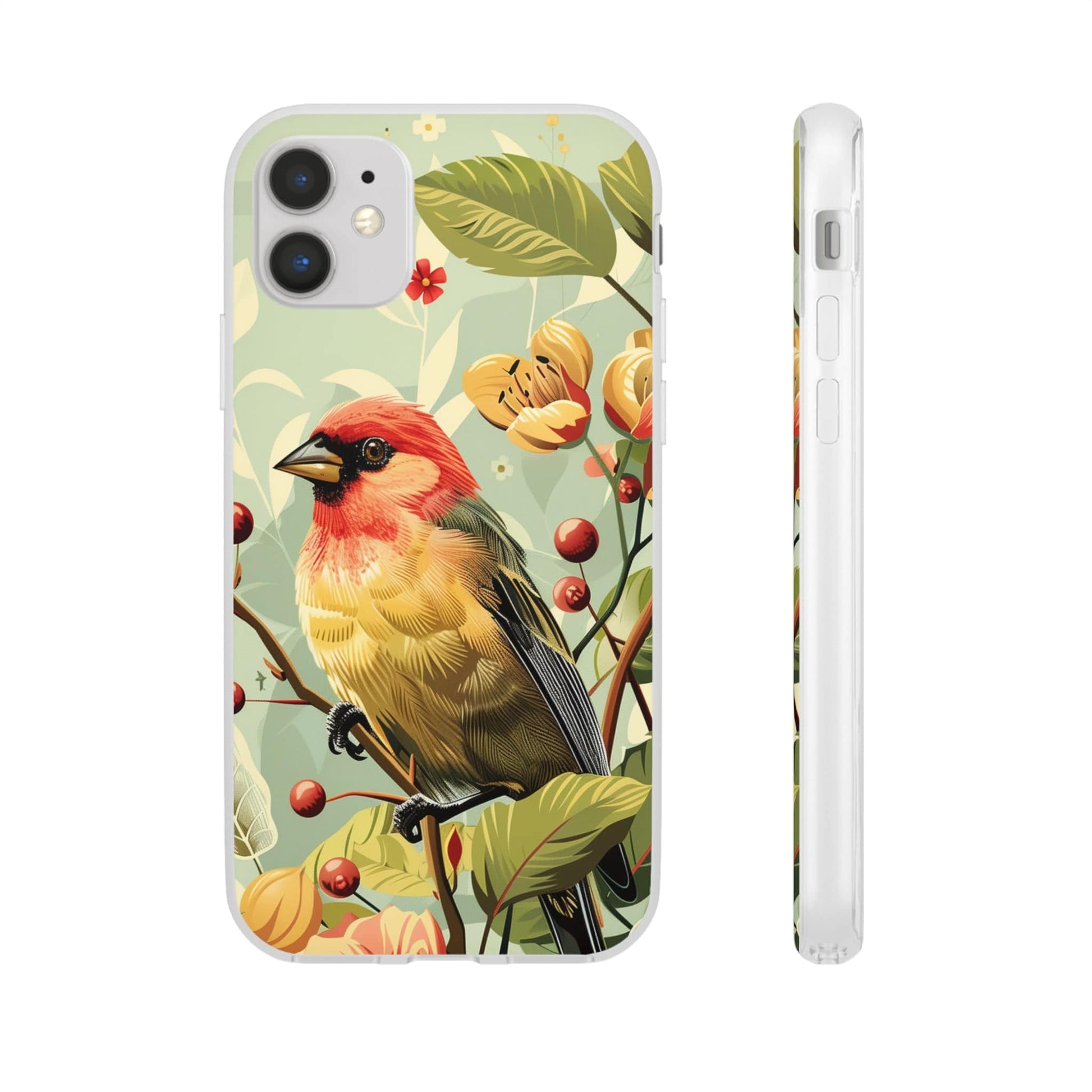 Printify Phone Case Summer Spring Bird Flexi Cases