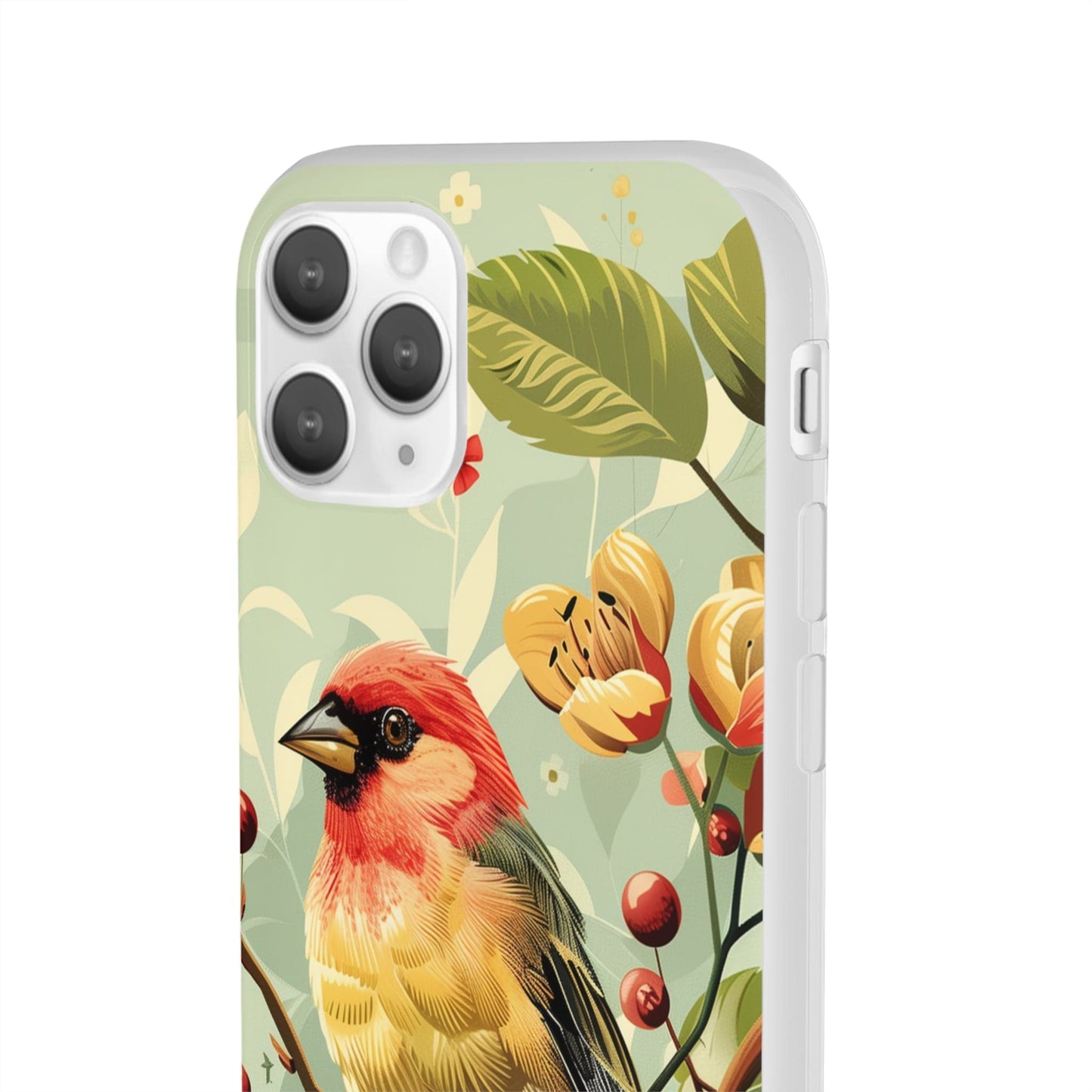 Printify Phone Case Summer Spring Bird Flexi Cases