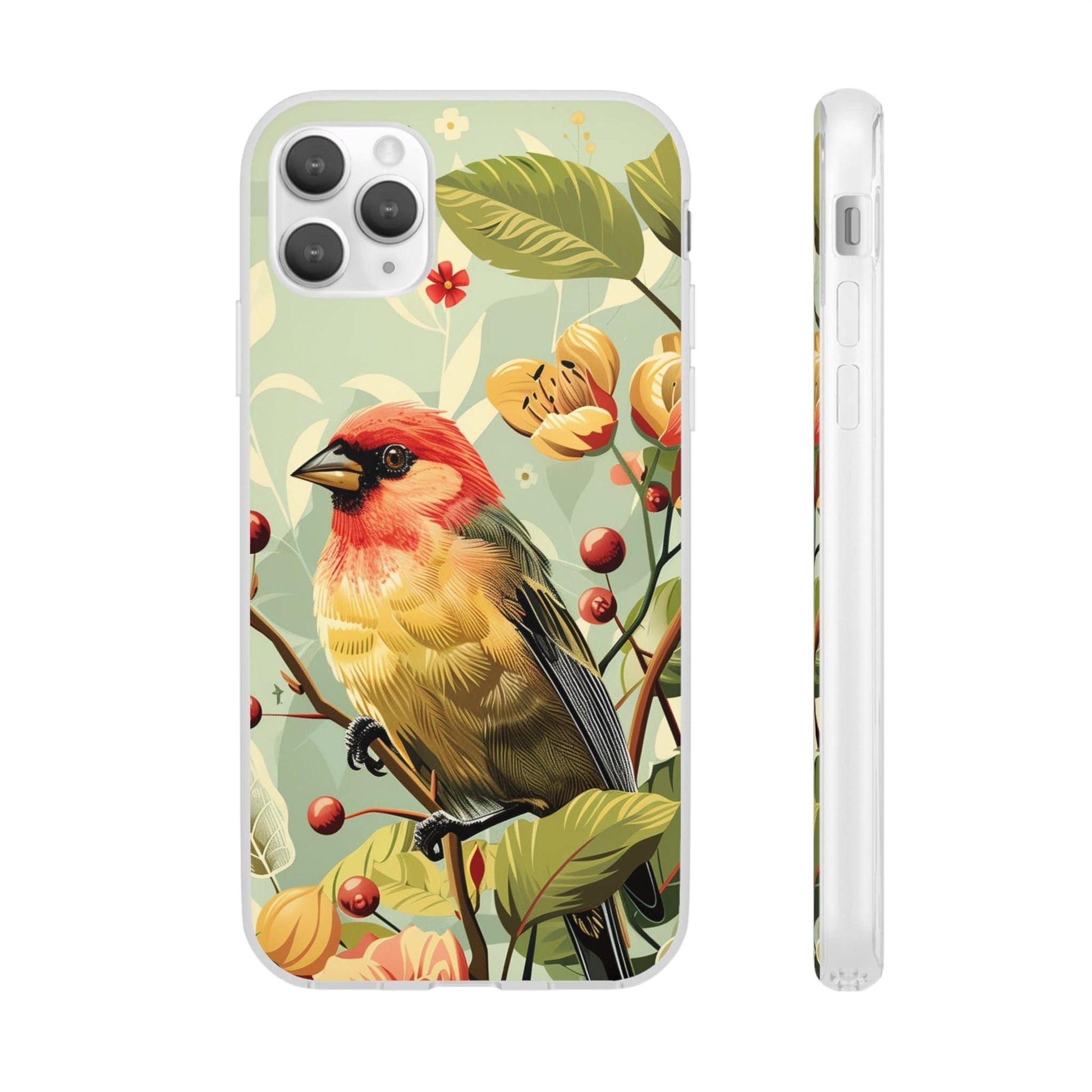 Printify Phone Case Summer Spring Bird Flexi Cases