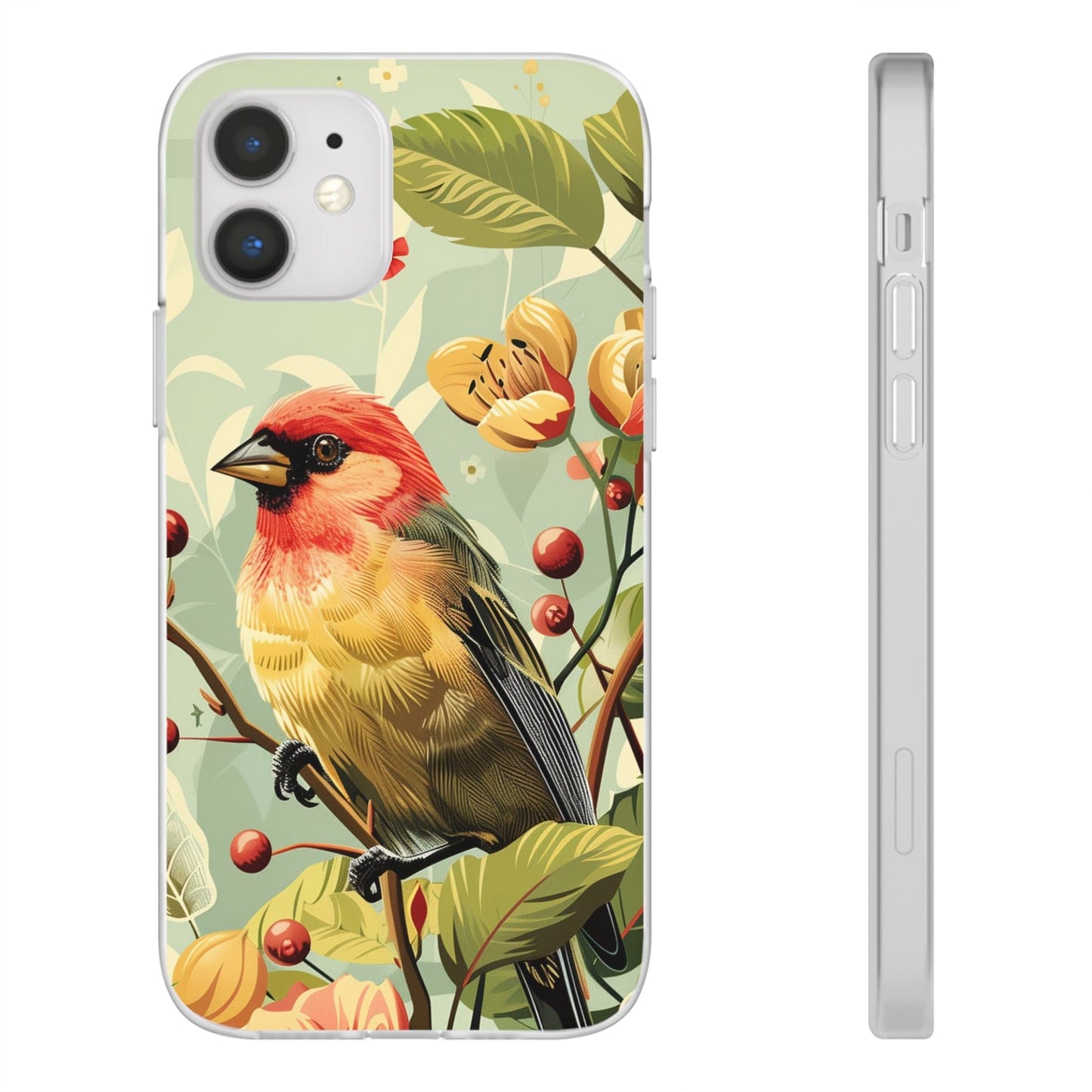 Printify Phone Case Summer Spring Bird Flexi Cases