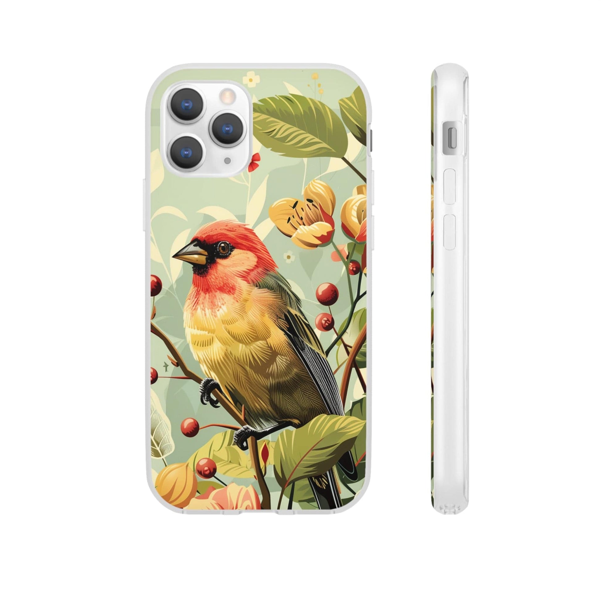 Printify Phone Case Summer Spring Bird Flexi Cases