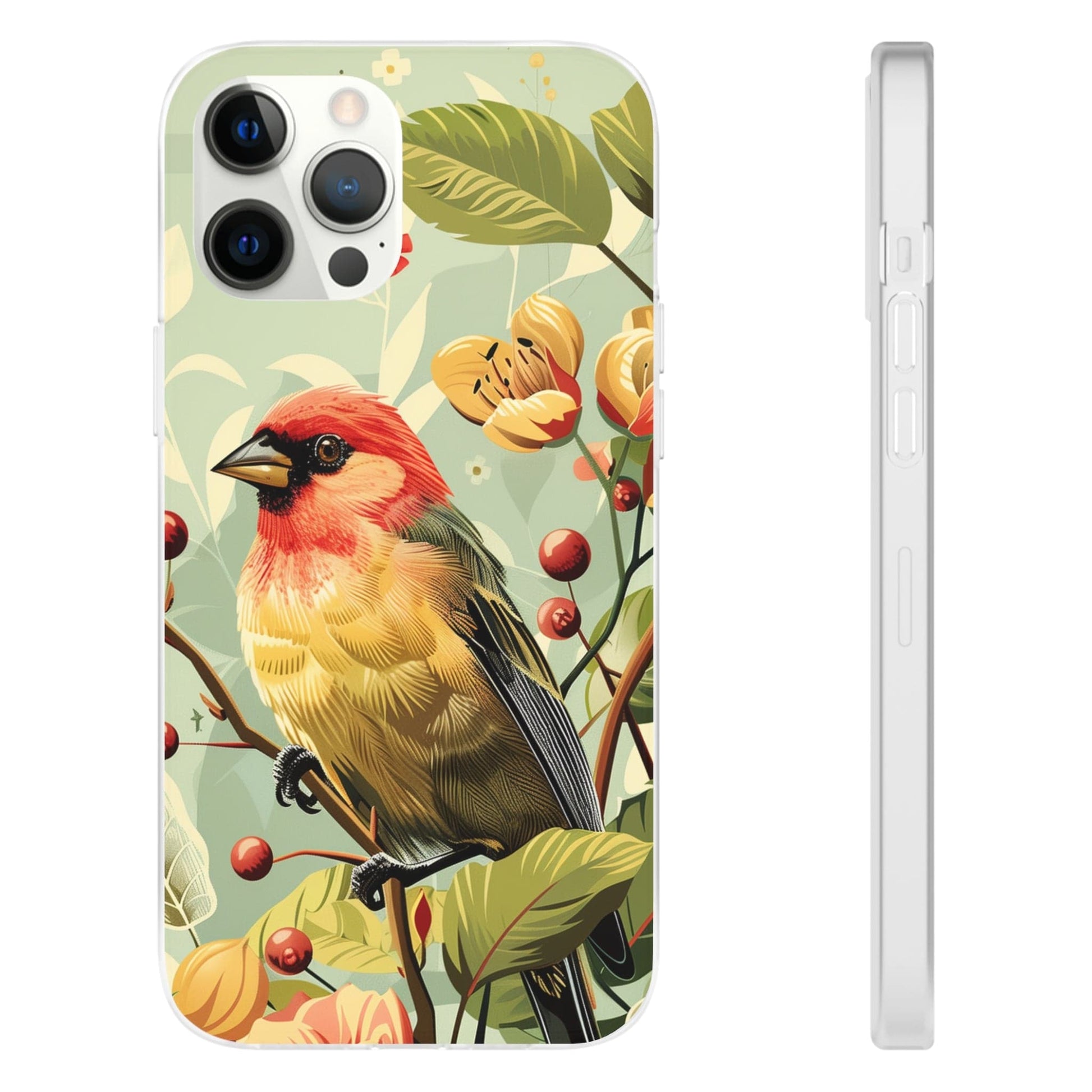 Printify Phone Case Summer Spring Bird Flexi Cases