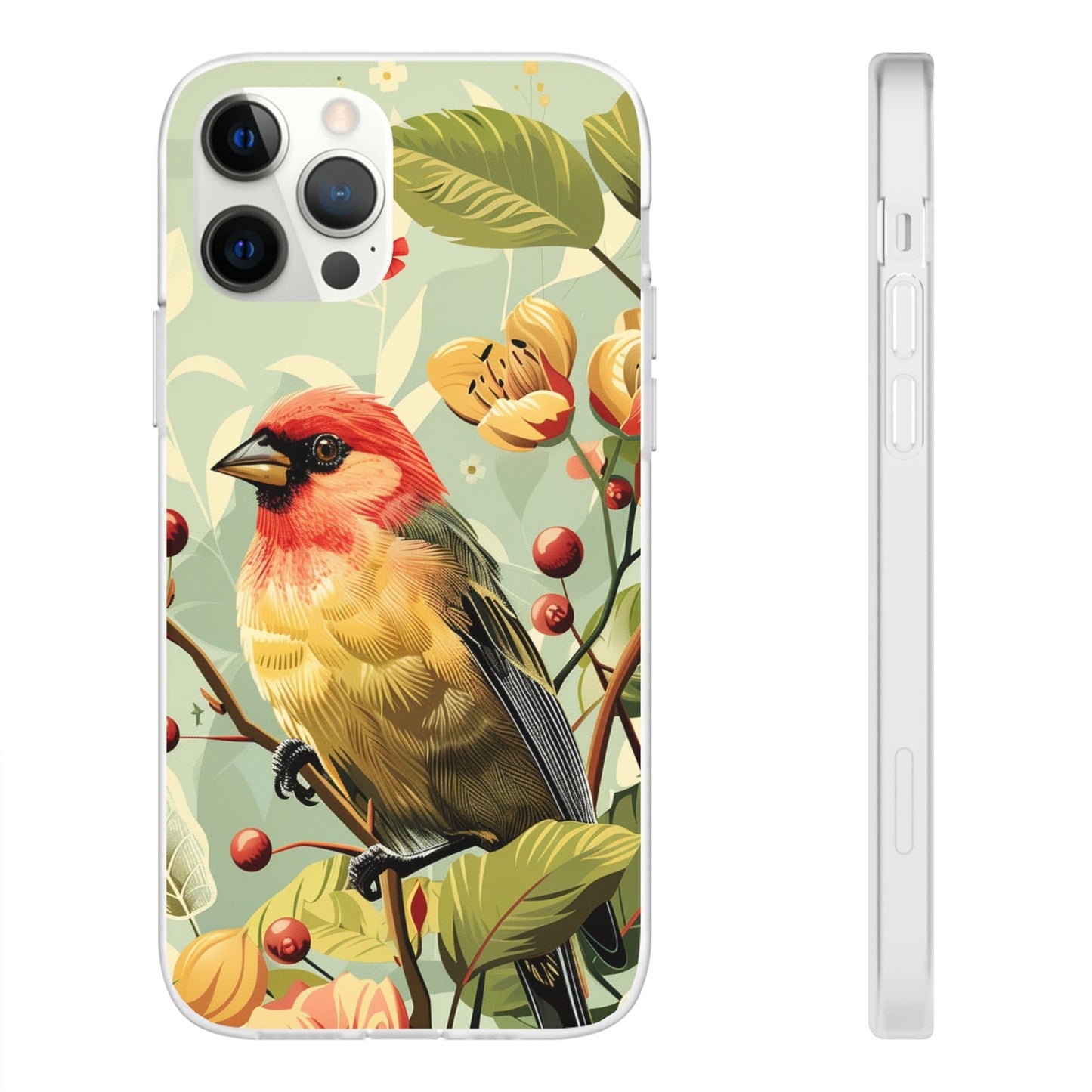 Printify Phone Case Summer Spring Bird Flexi Cases