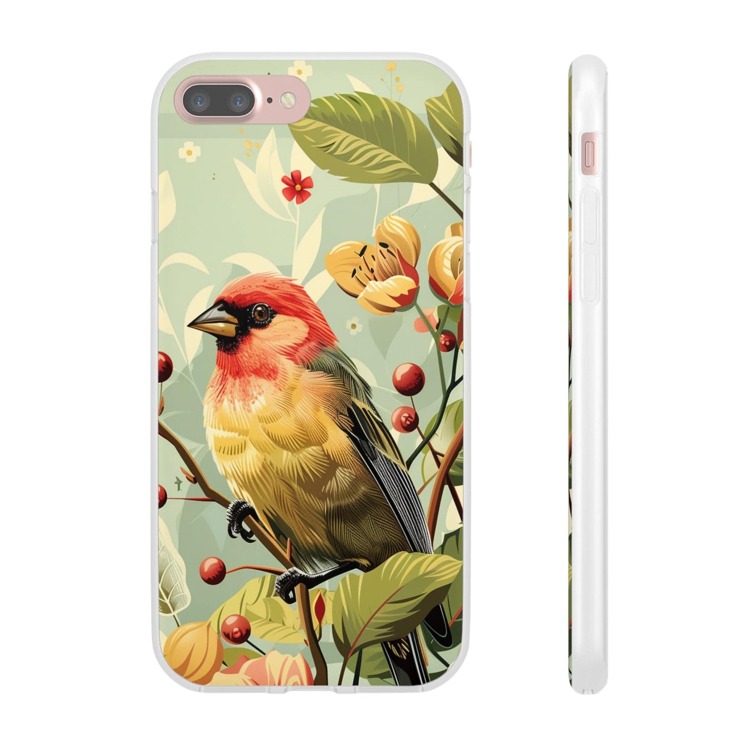 Printify Phone Case Summer Spring Bird Flexi Cases