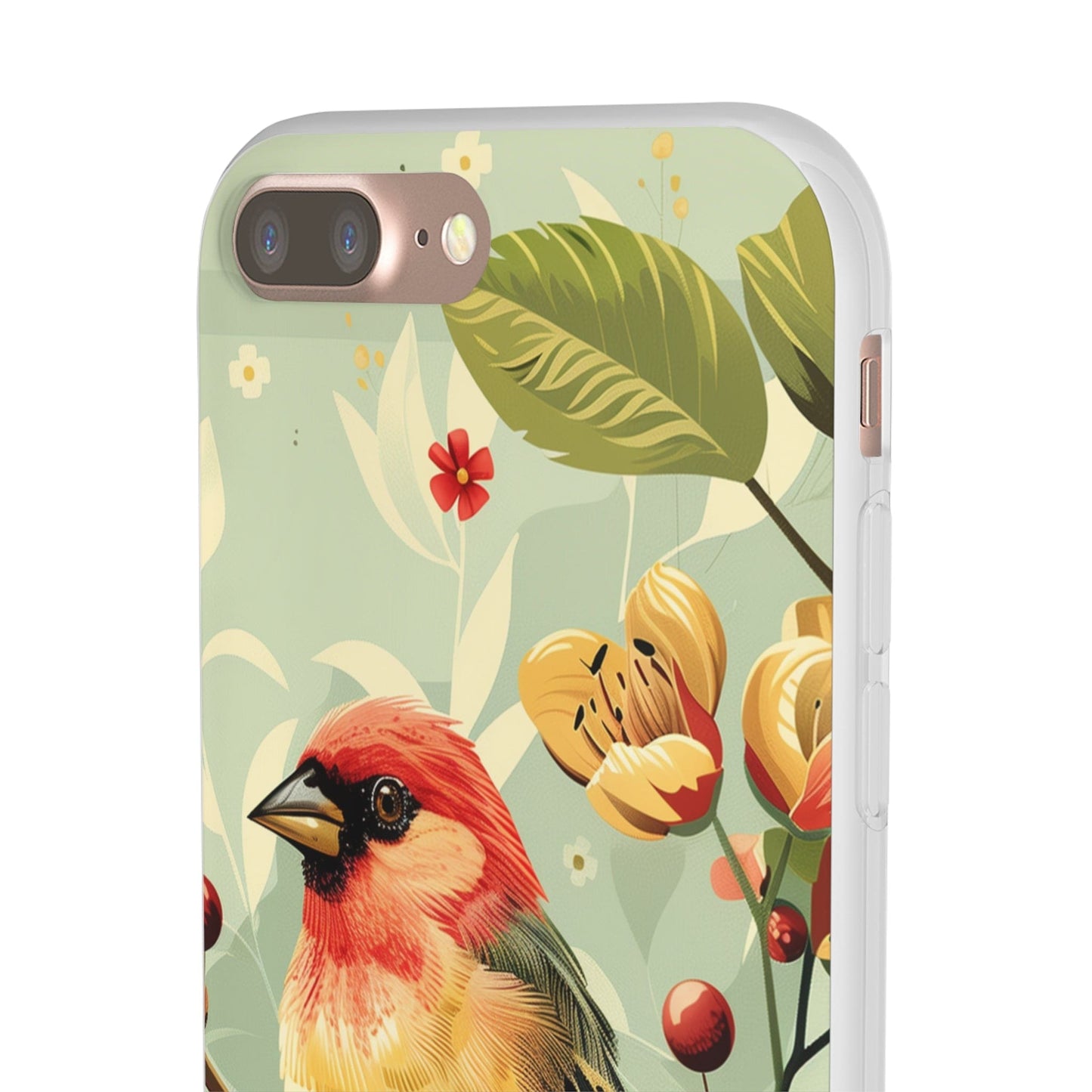 Printify Phone Case Summer Spring Bird Flexi Cases