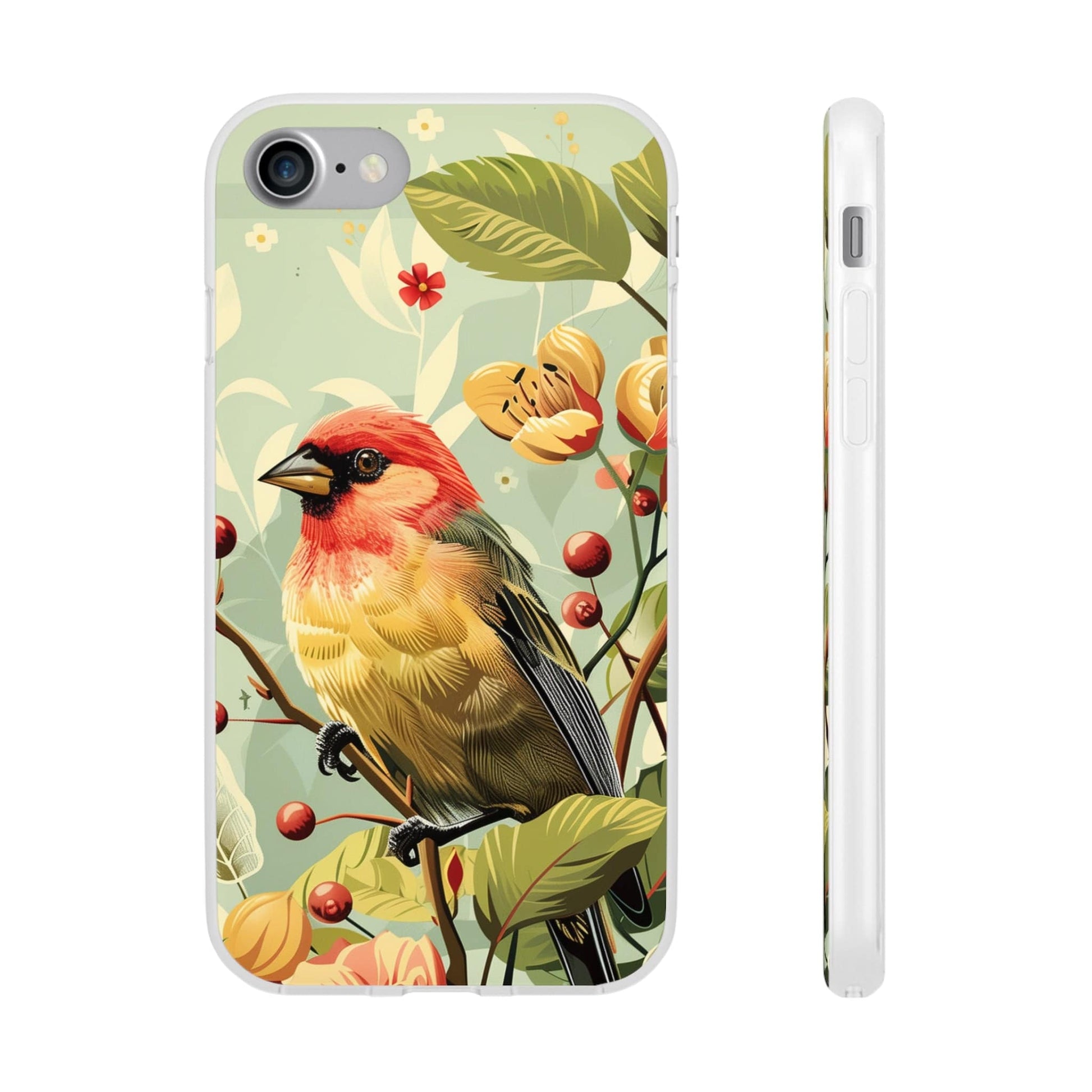 Printify Phone Case Summer Spring Bird Flexi Cases