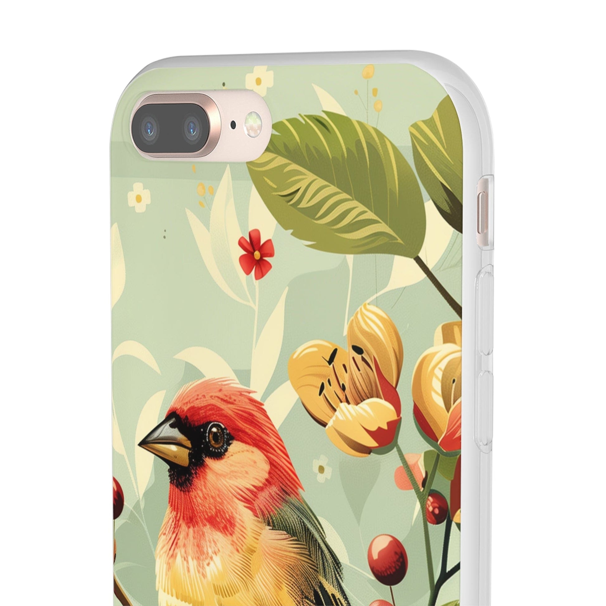 Printify Phone Case Summer Spring Bird Flexi Cases