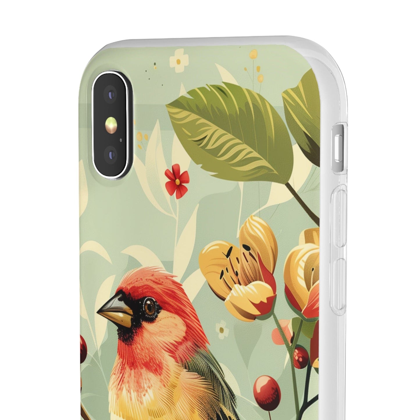 Printify Phone Case Summer Spring Bird Flexi Cases