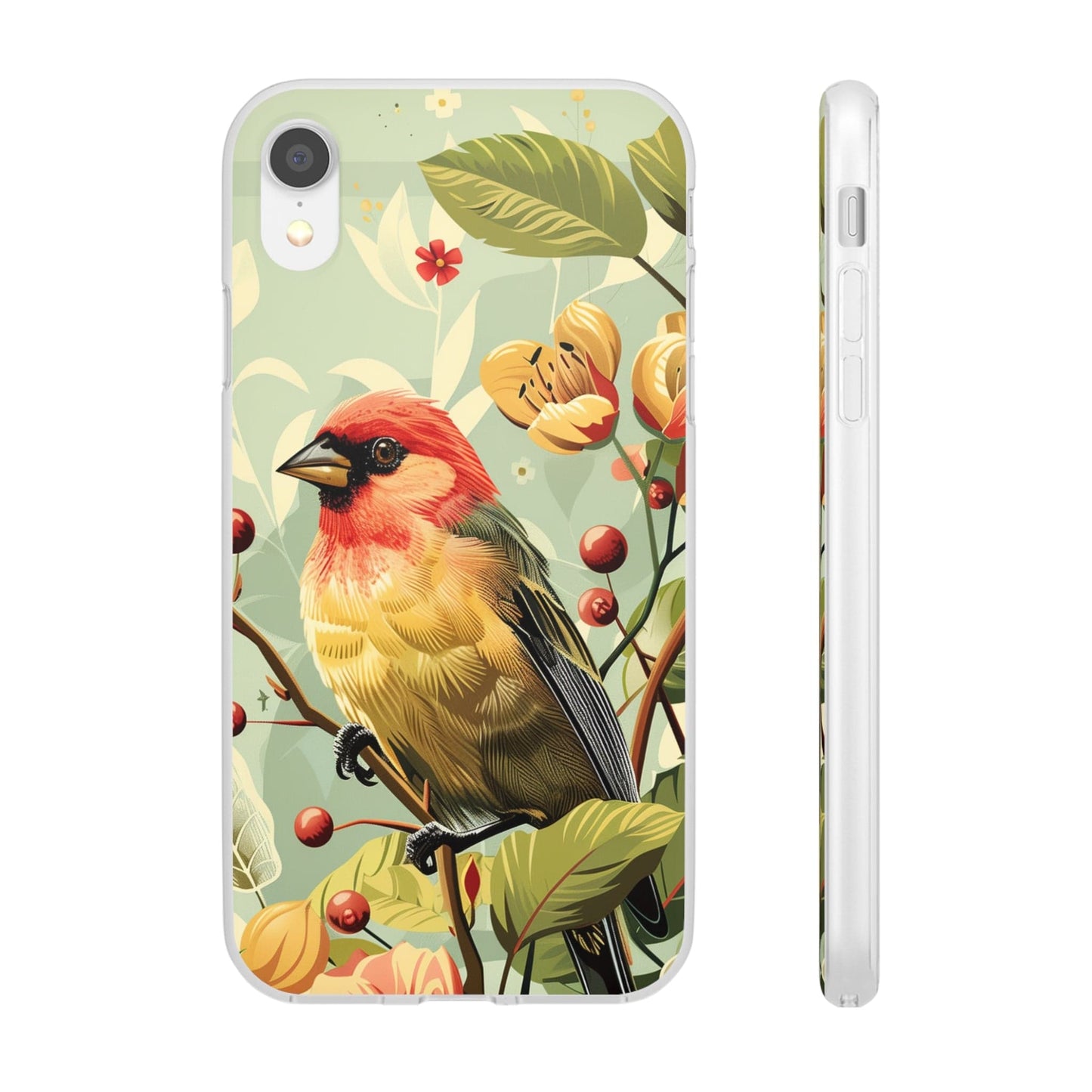 Printify Phone Case Summer Spring Bird Flexi Cases