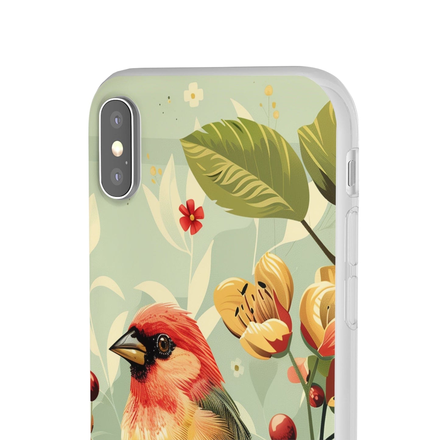 Printify Phone Case Summer Spring Bird Flexi Cases