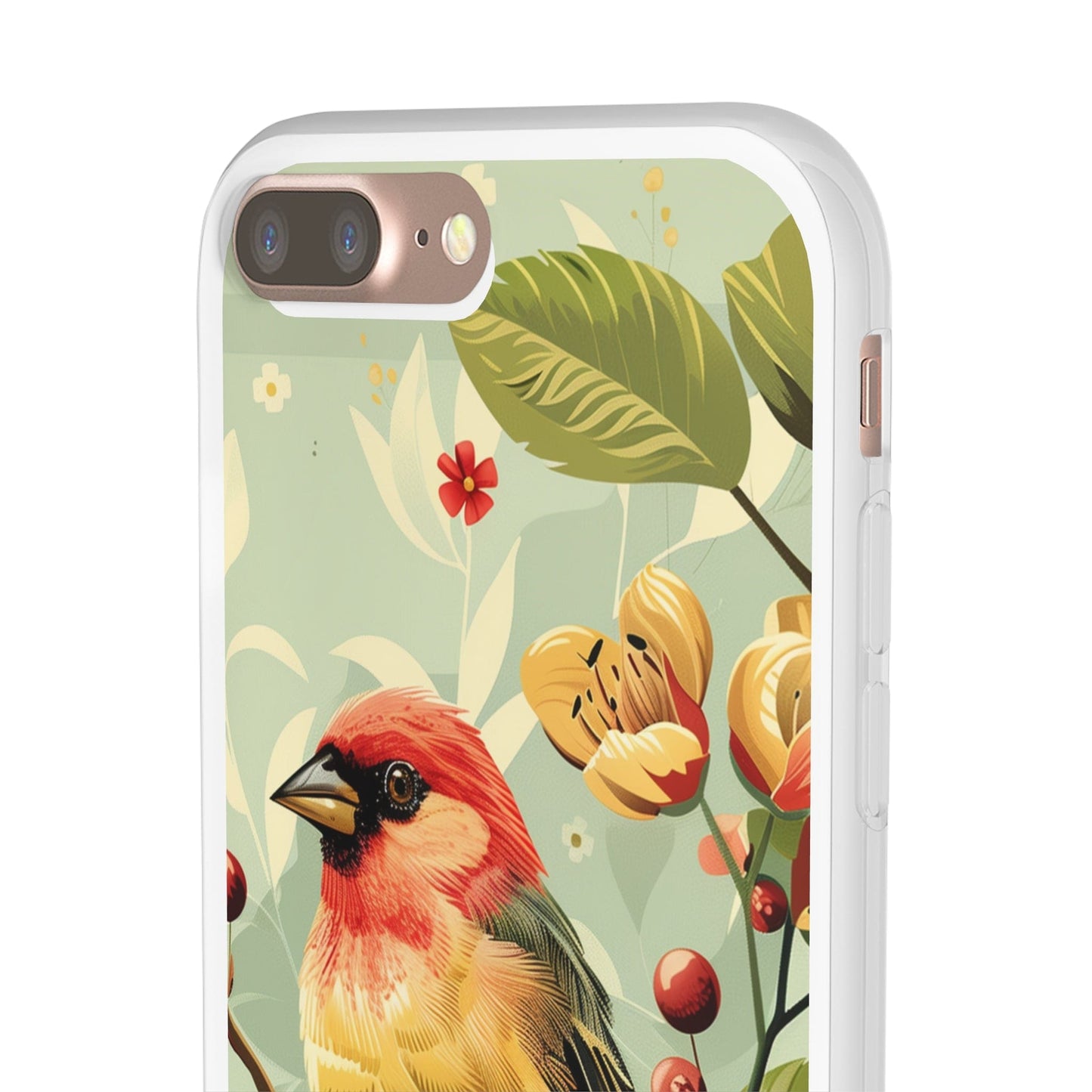 Printify Phone Case Summer Spring Bird Flexi Cases