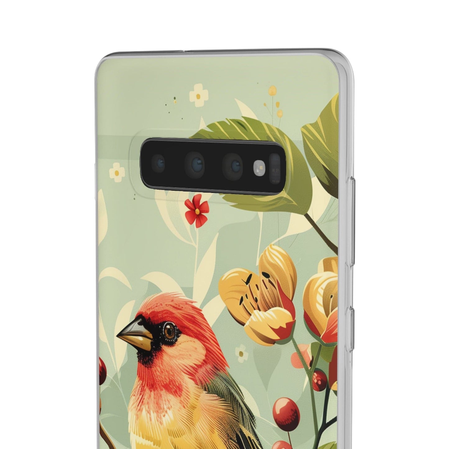 Printify Phone Case Summer Spring Bird Flexi Cases