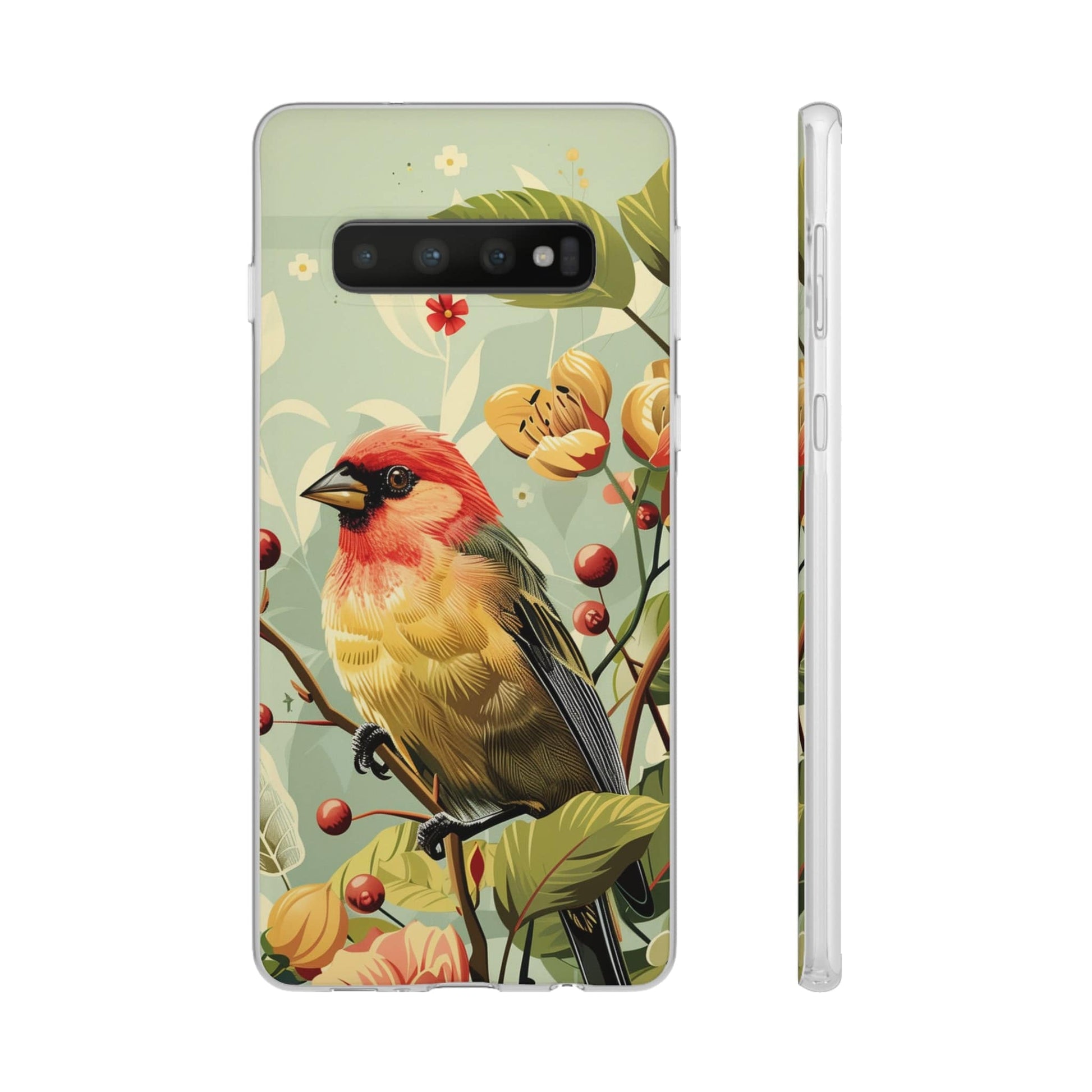 Printify Phone Case Summer Spring Bird Flexi Cases