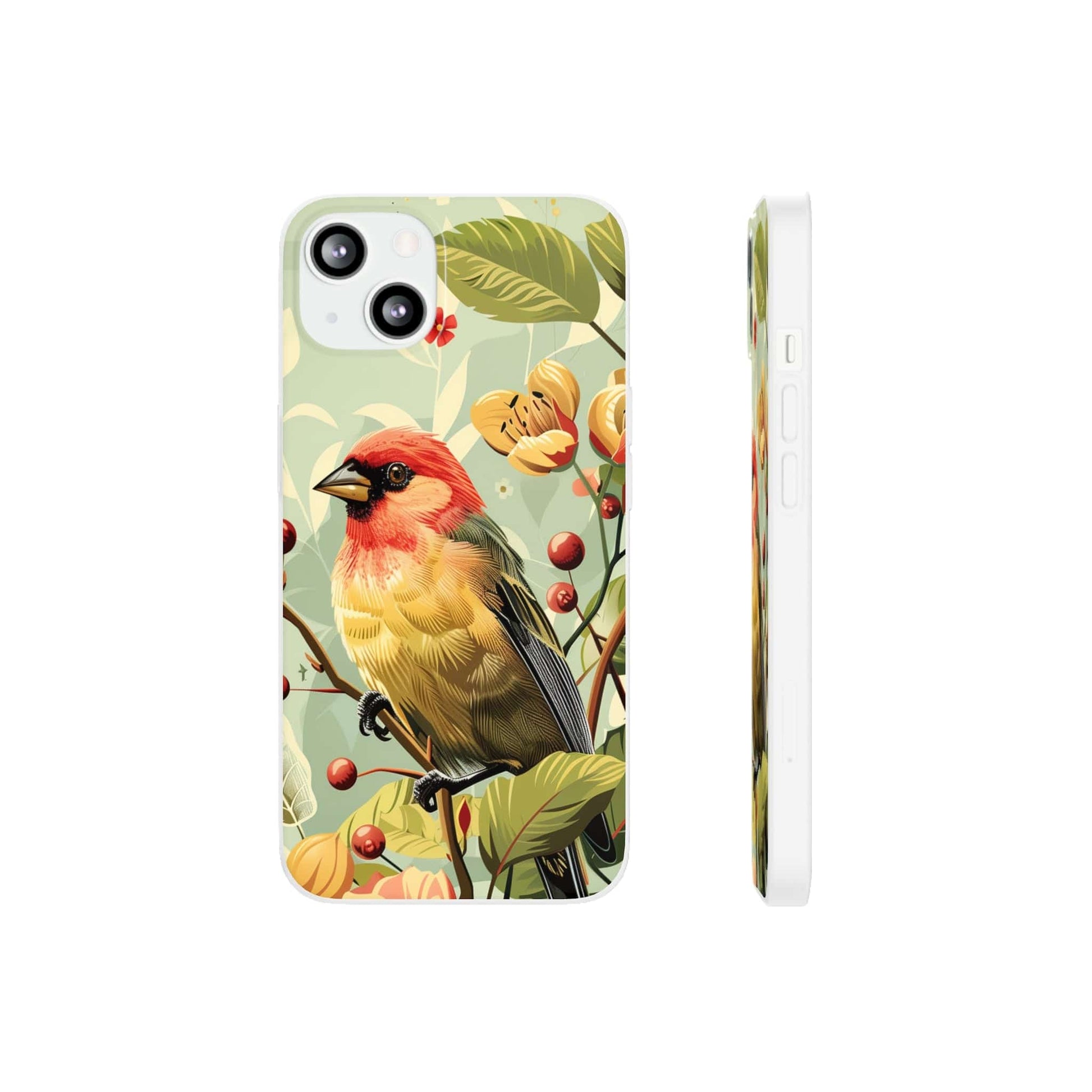 Printify Phone Case Summer Spring Bird Flexi Cases