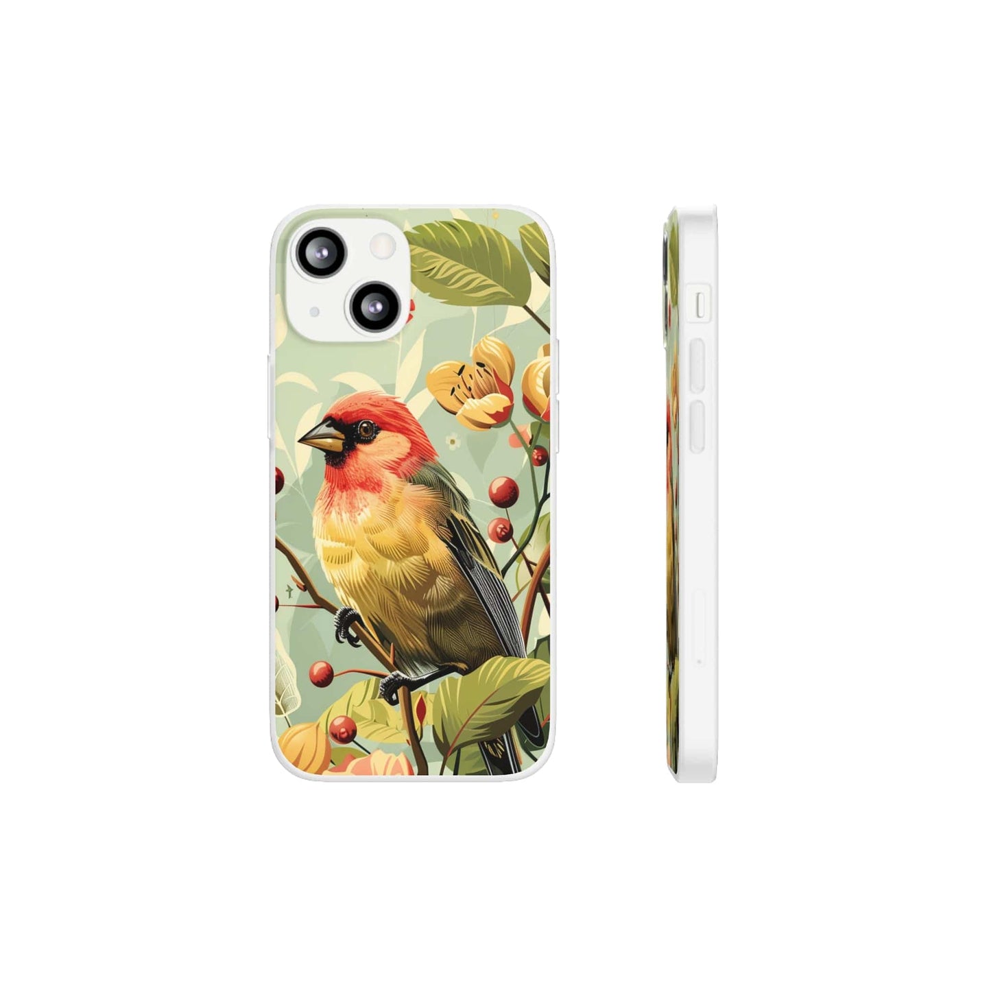 Printify Phone Case Summer Spring Bird Flexi Cases