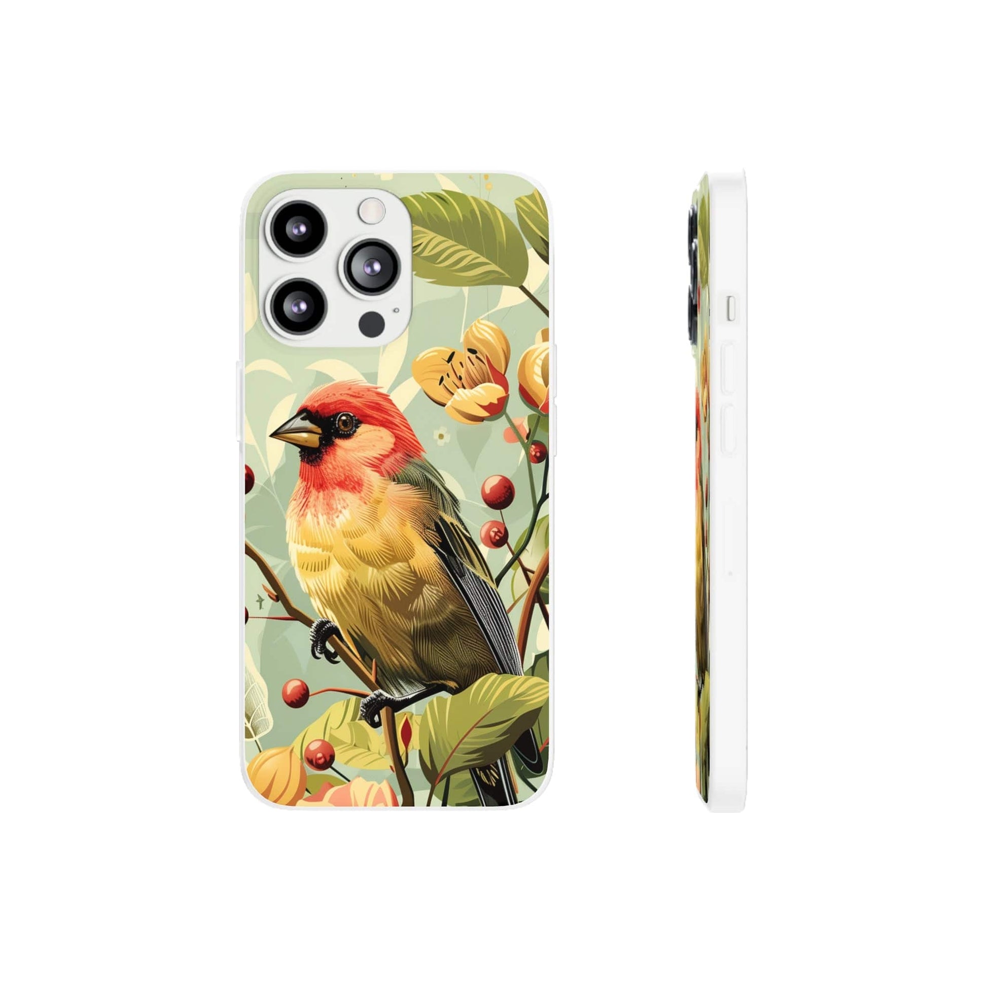 Printify Phone Case Summer Spring Bird Flexi Cases