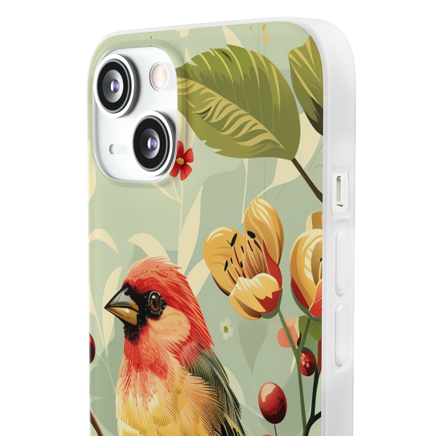 Printify Phone Case Summer Spring Bird Flexi Cases