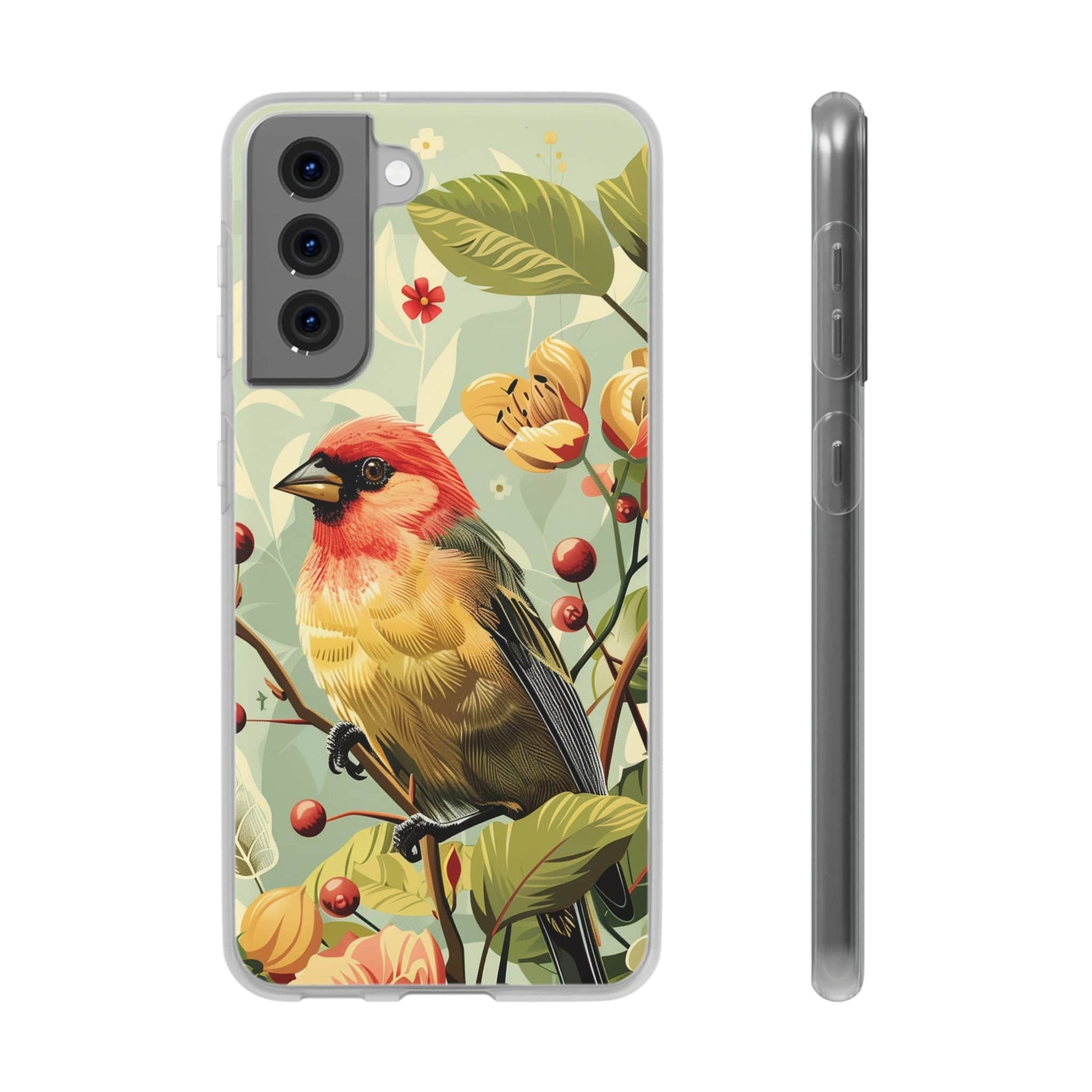 Printify Phone Case Summer Spring Bird Flexi Cases