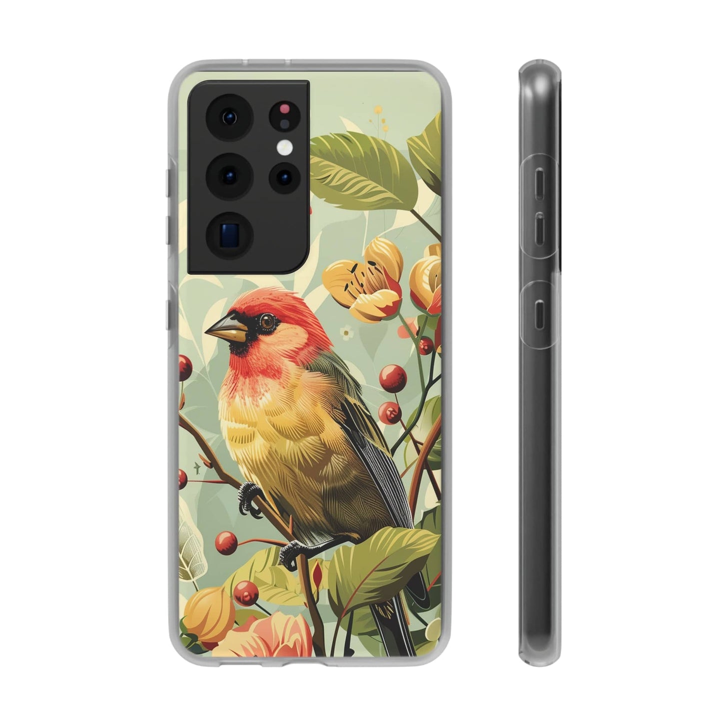 Printify Phone Case Summer Spring Bird Flexi Cases