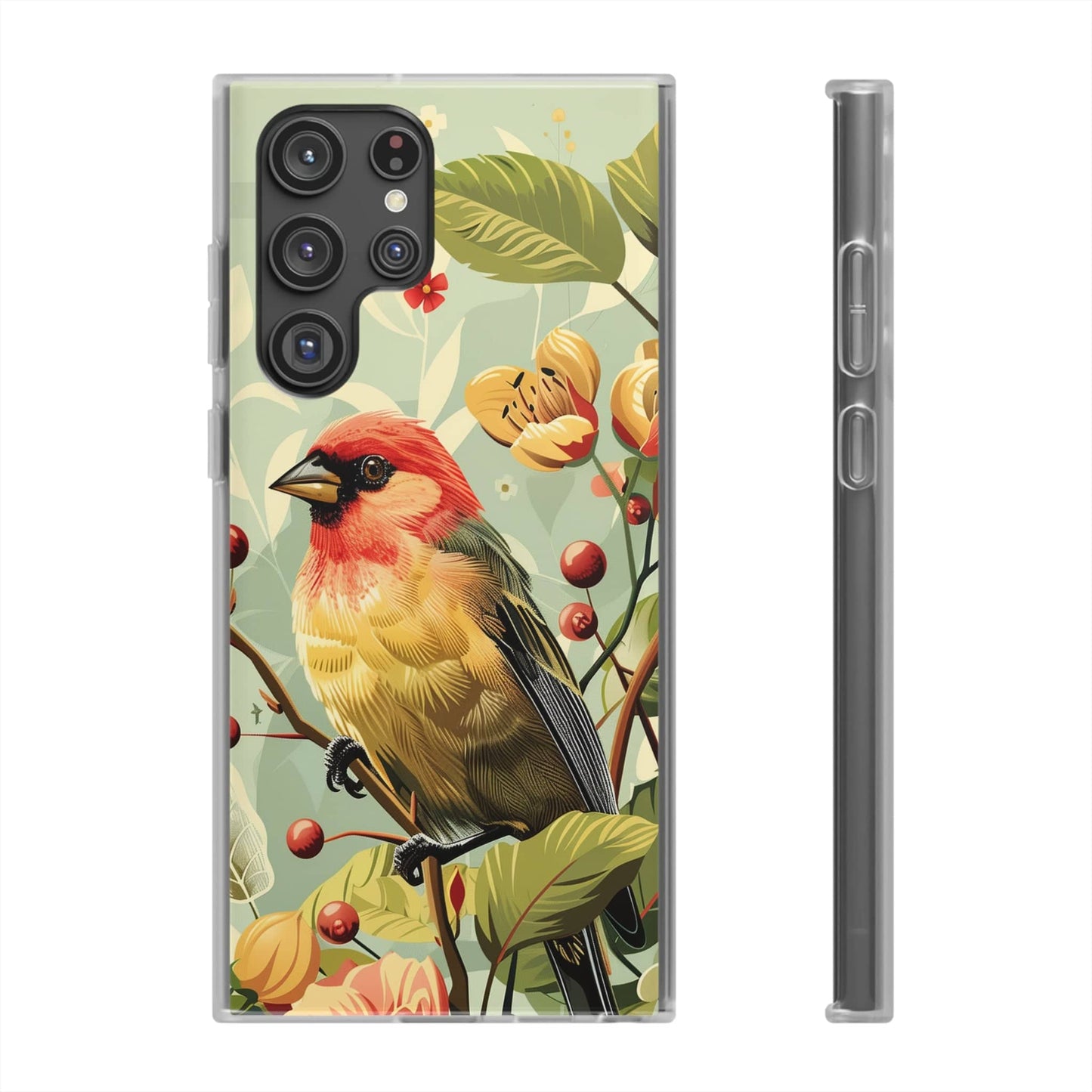 Printify Phone Case Summer Spring Bird Flexi Cases