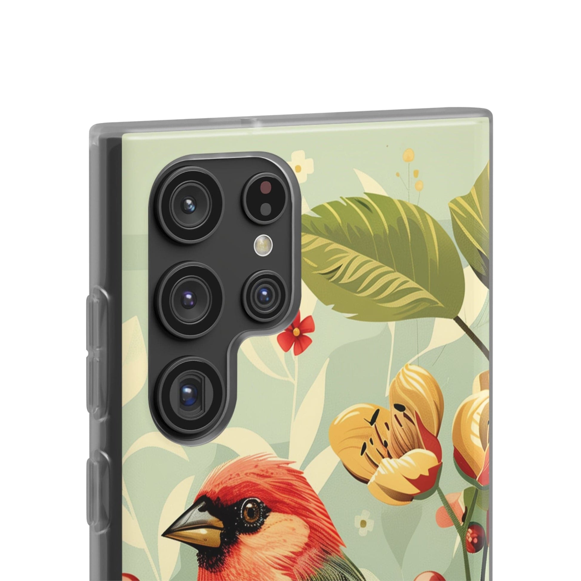 Printify Phone Case Summer Spring Bird Flexi Cases