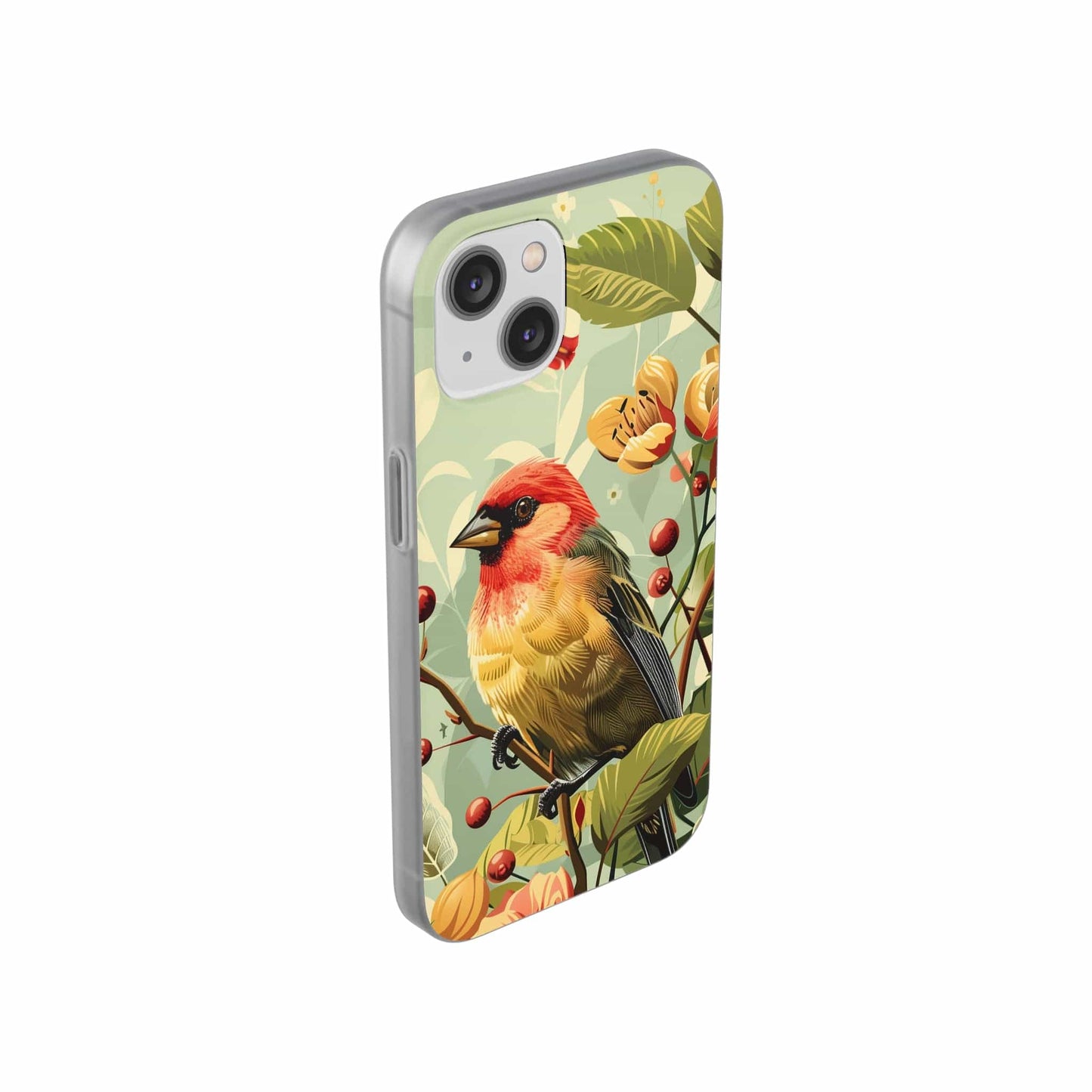 Printify Phone Case Summer Spring Bird Flexi Cases