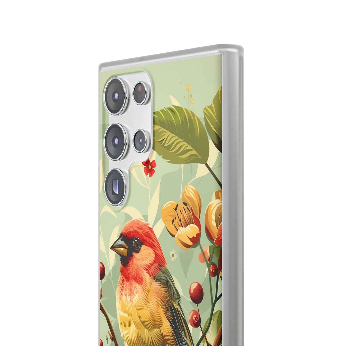 Printify Phone Case Summer Spring Bird Flexi Cases