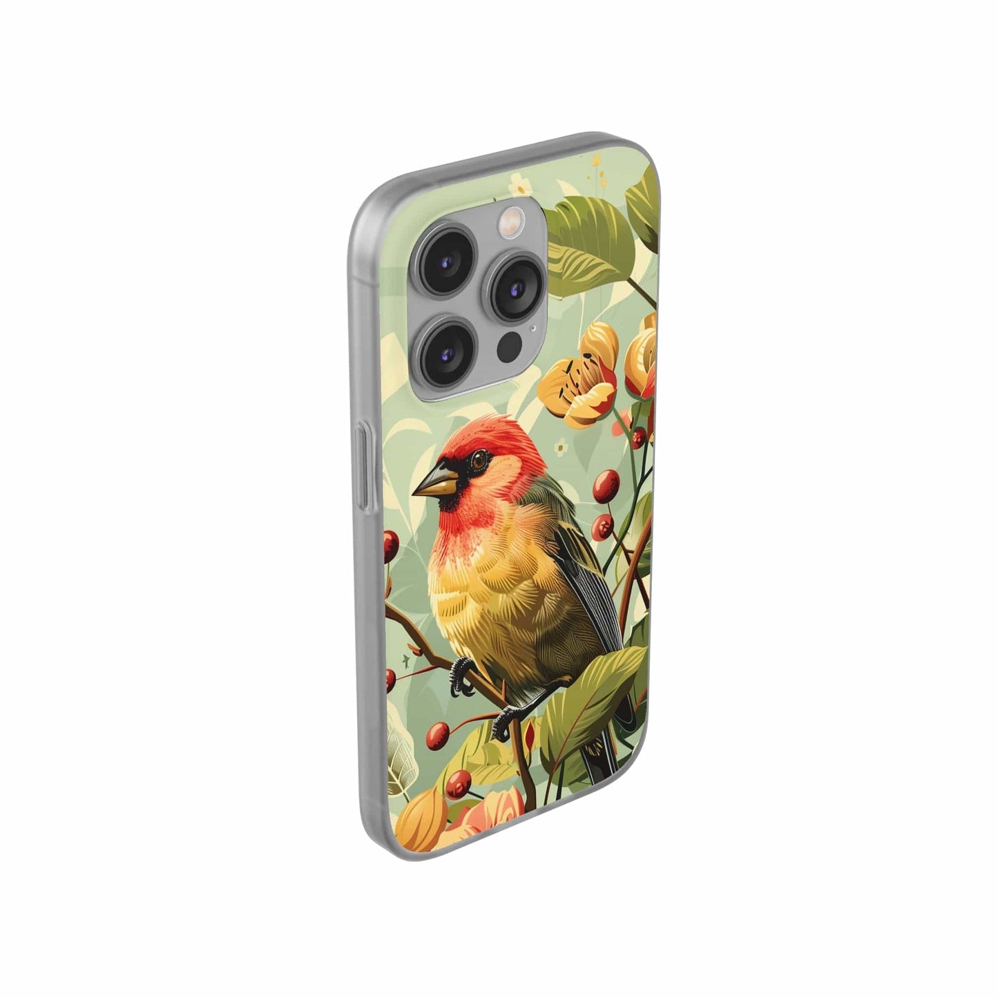 Printify Phone Case Summer Spring Bird Flexi Cases