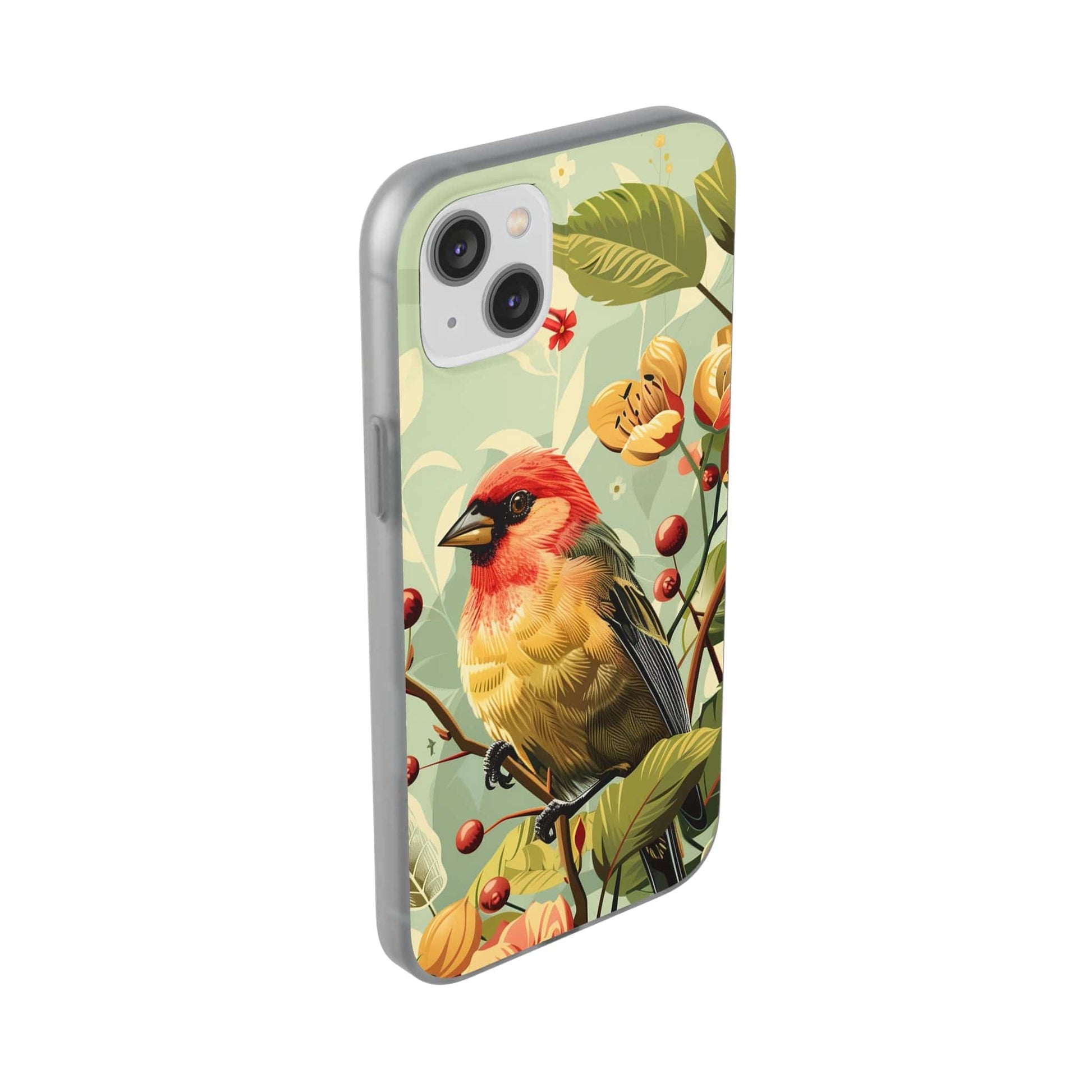 Printify Phone Case Summer Spring Bird Flexi Cases