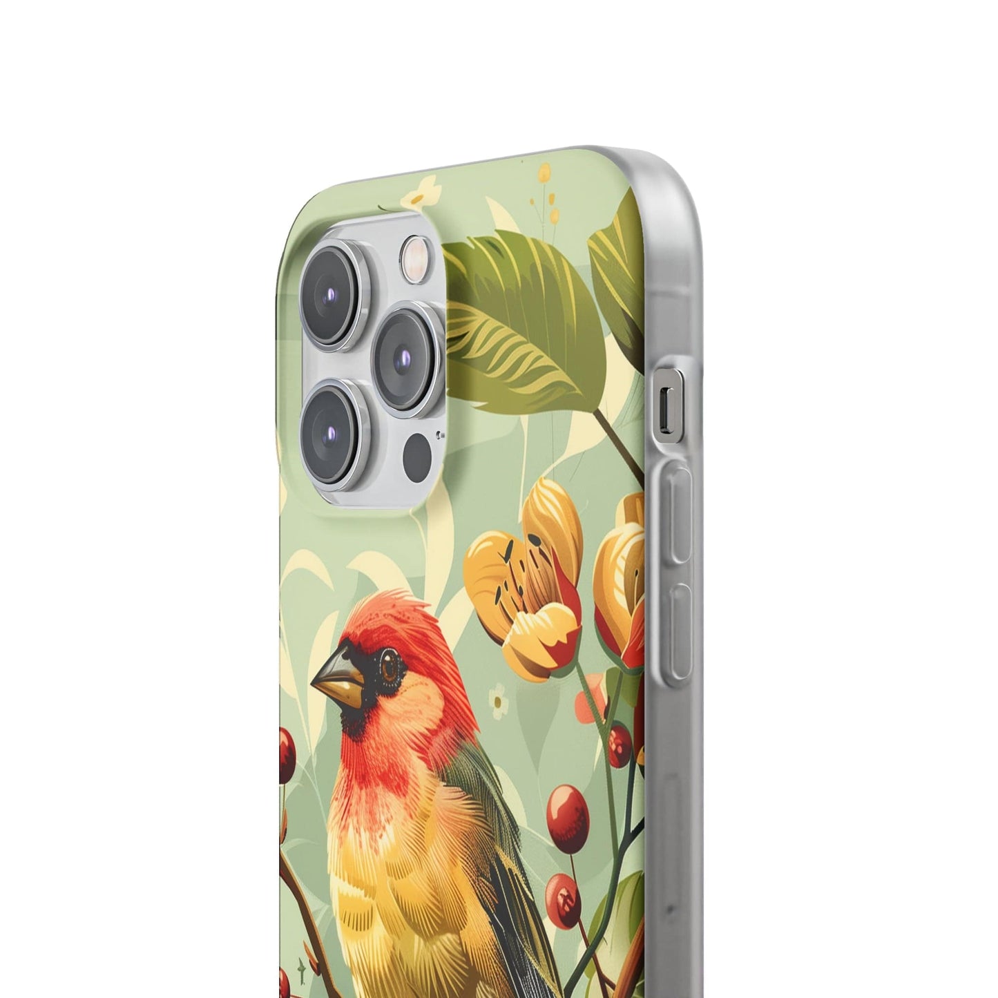 Printify Phone Case Summer Spring Bird Flexi Cases