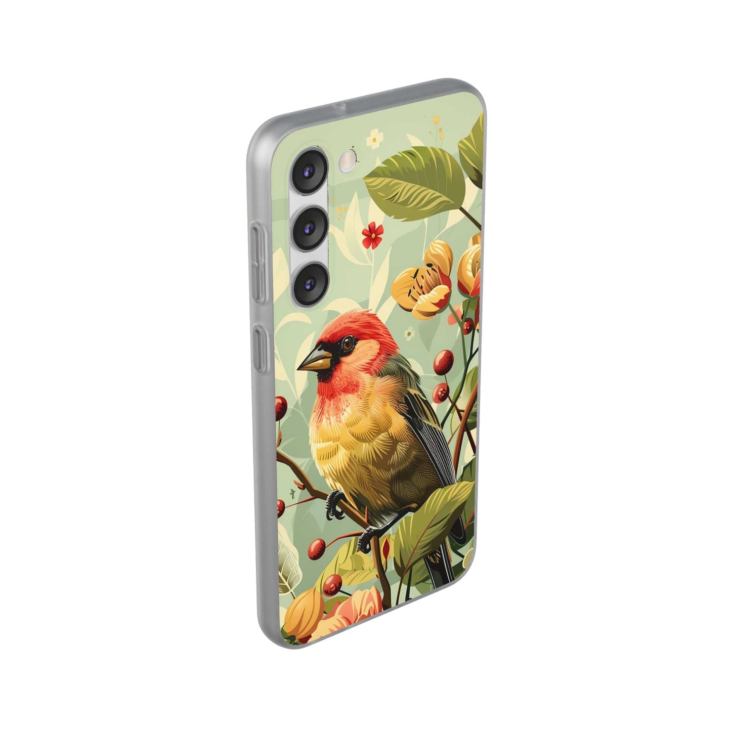 Printify Phone Case Summer Spring Bird Flexi Cases