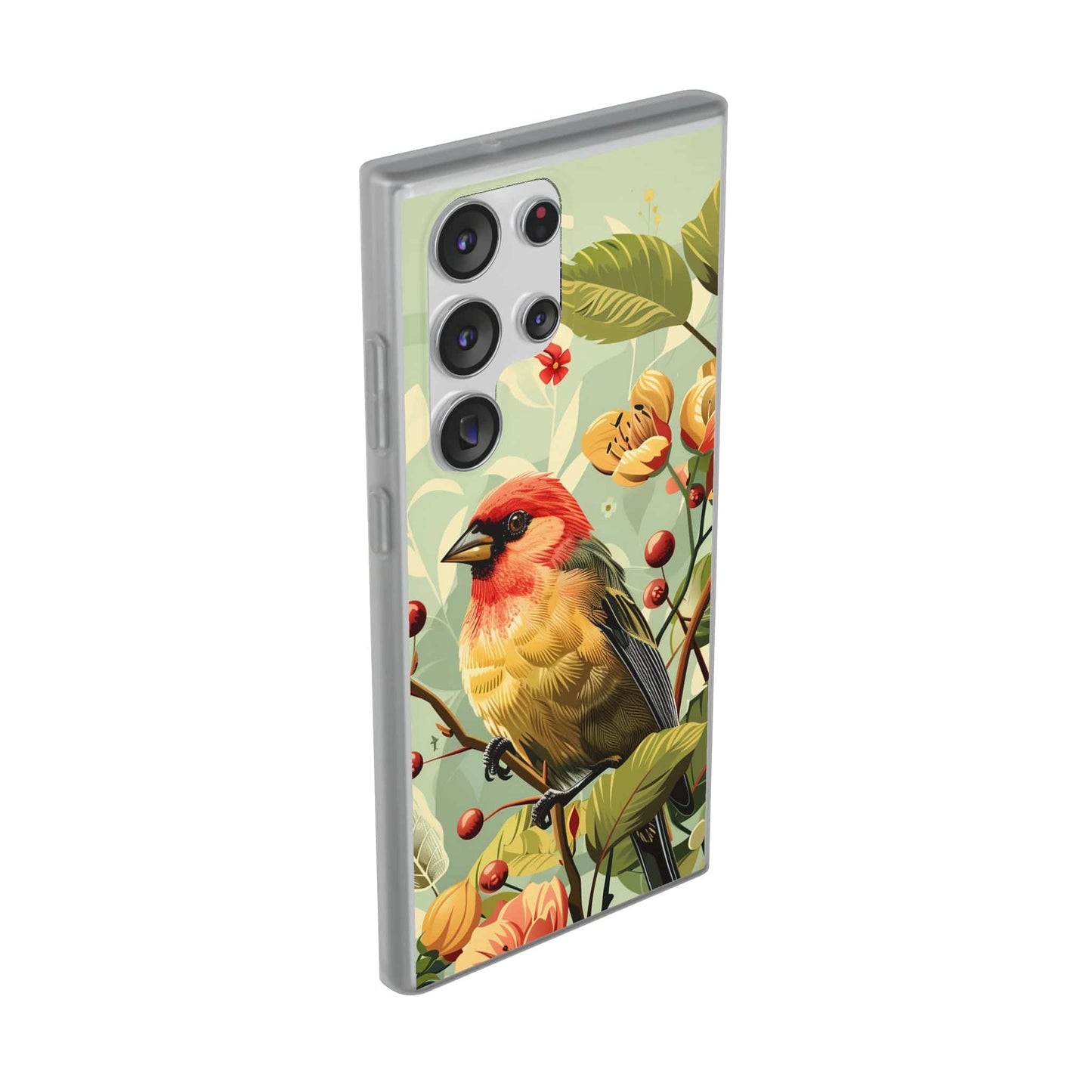 Printify Phone Case Summer Spring Bird Flexi Cases