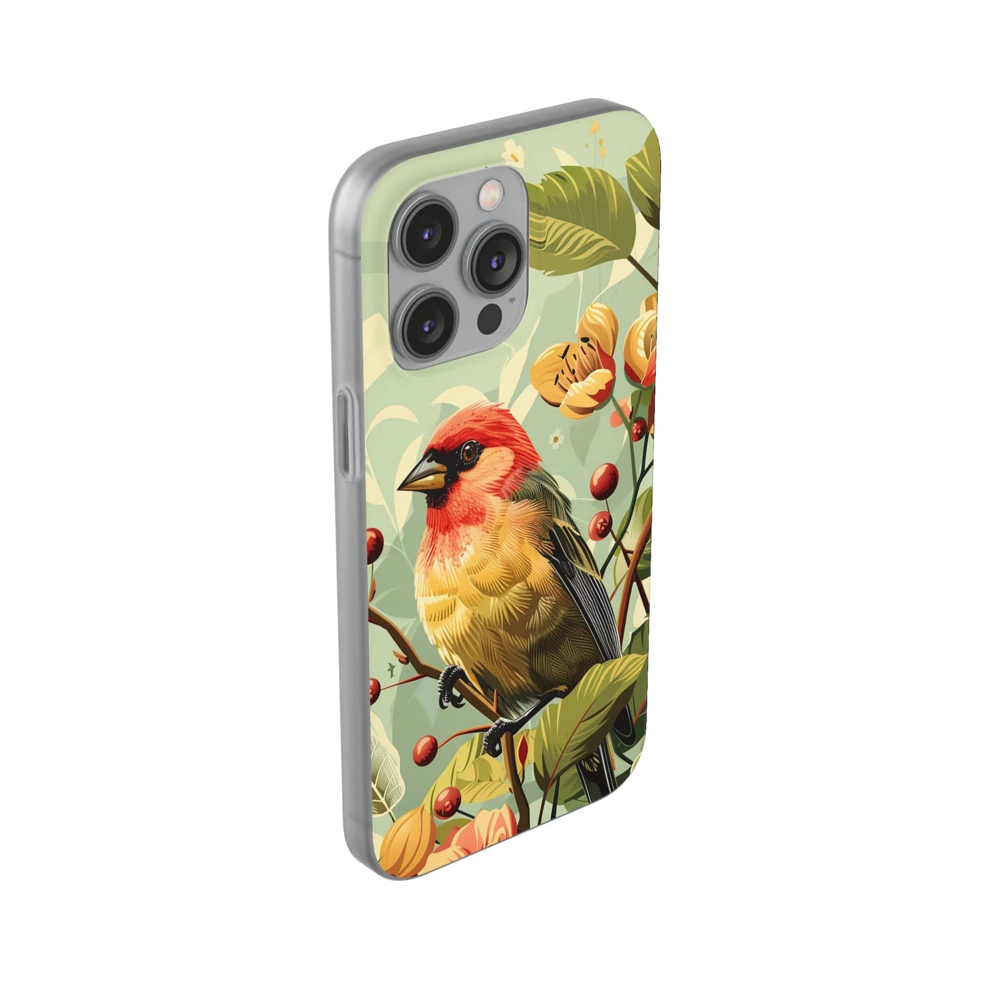 Printify Phone Case Summer Spring Bird Flexi Cases