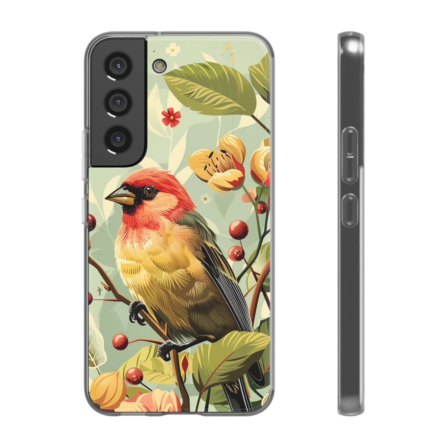 Printify Phone Case Summer Spring Bird Flexi Cases