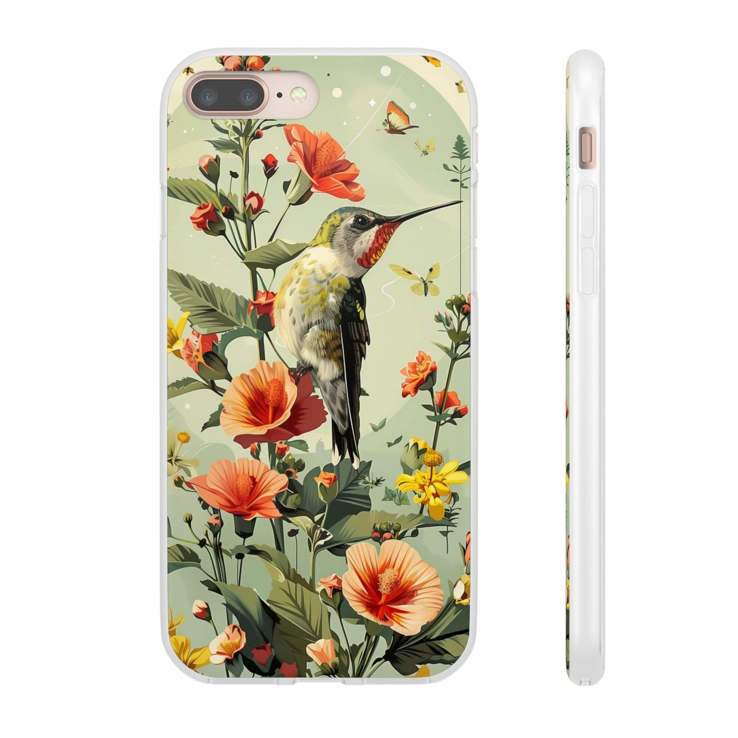 Printify Phone Case Summer Spring Bird Flexi Cases