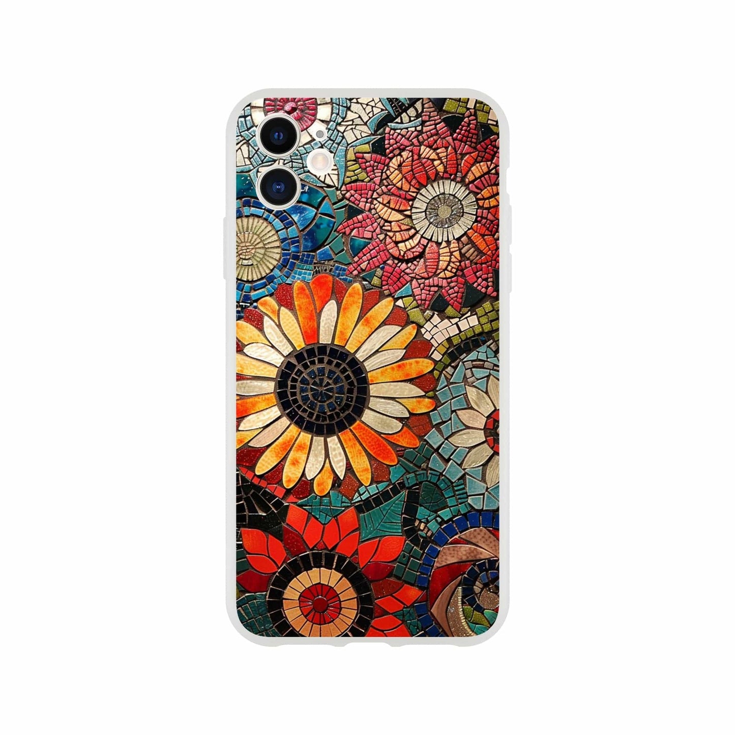 TrendyGuard Print Material Flexi case / Apple - iPhone 11 Floral Garden Tile iPhone & Samsung Cases