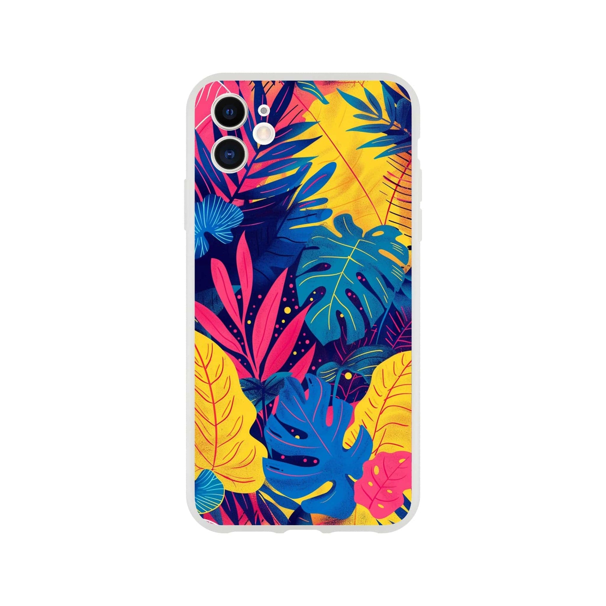 TrendyGuard Print Material Flexi case / Apple - iPhone 11 Neon Tropics iPhone & Samsung Cases