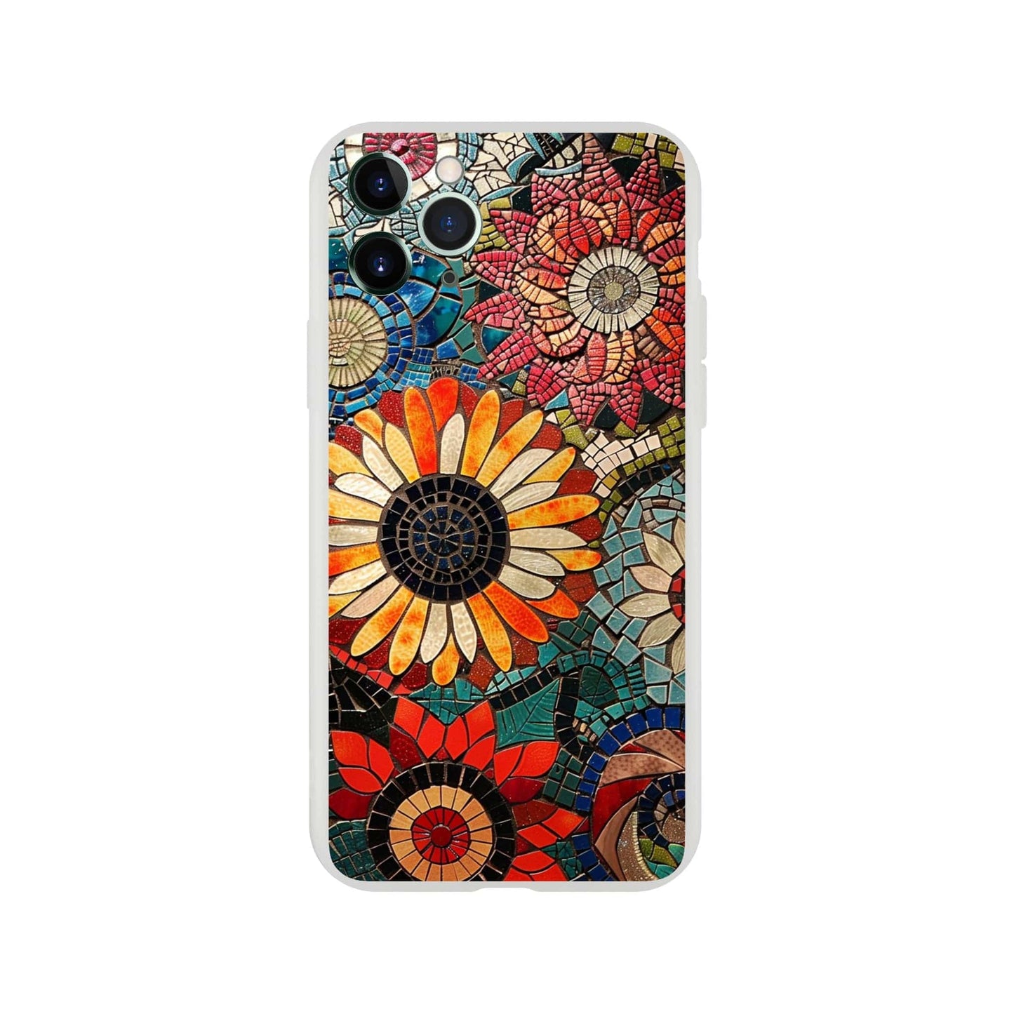TrendyGuard Print Material Flexi case / Apple - iPhone 11 Pro Floral Garden Tile iPhone & Samsung Cases
