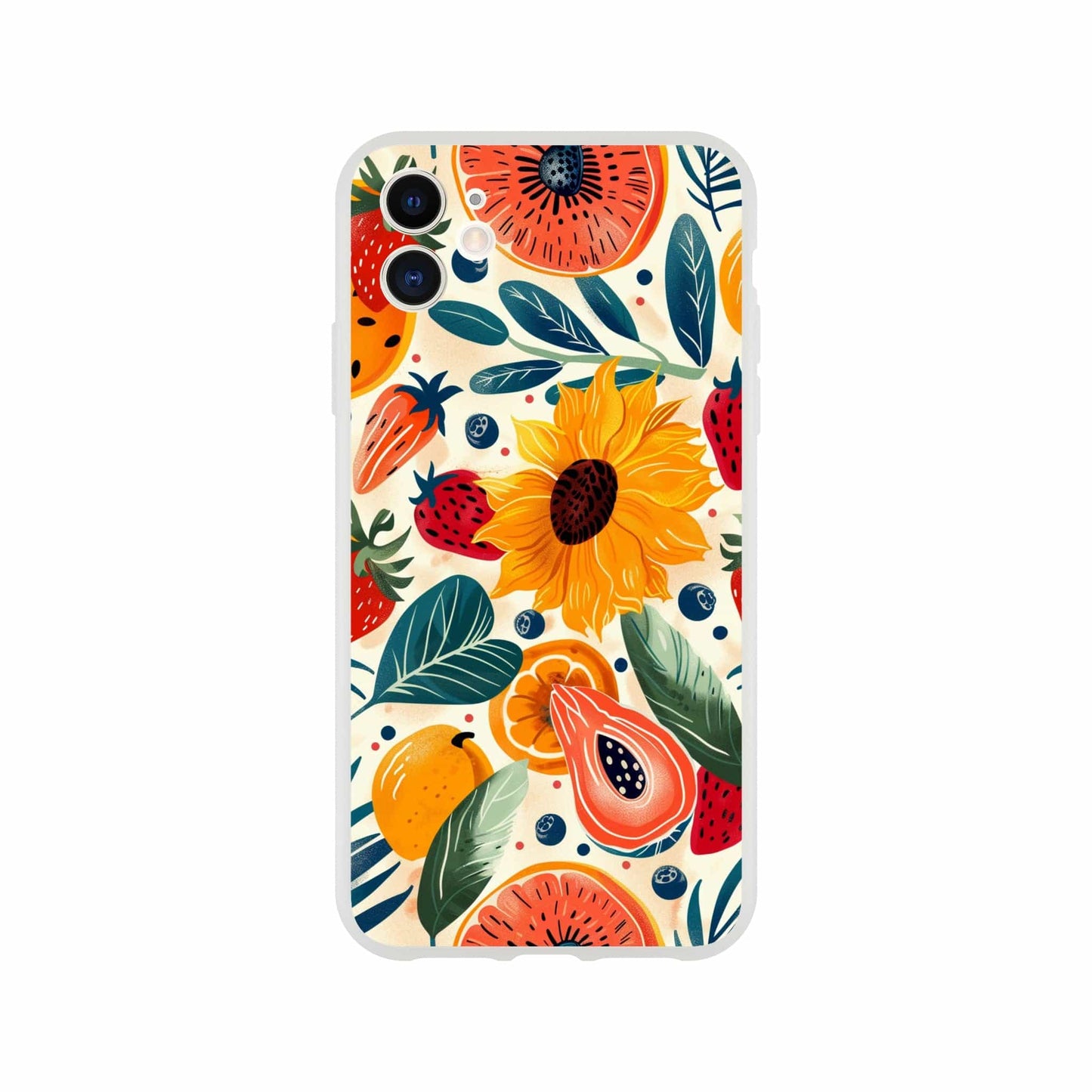 TrendyGuard Print Material Flexi case / Apple - iPhone 11 Sunflower Fruit iPhone & Samsung Cases