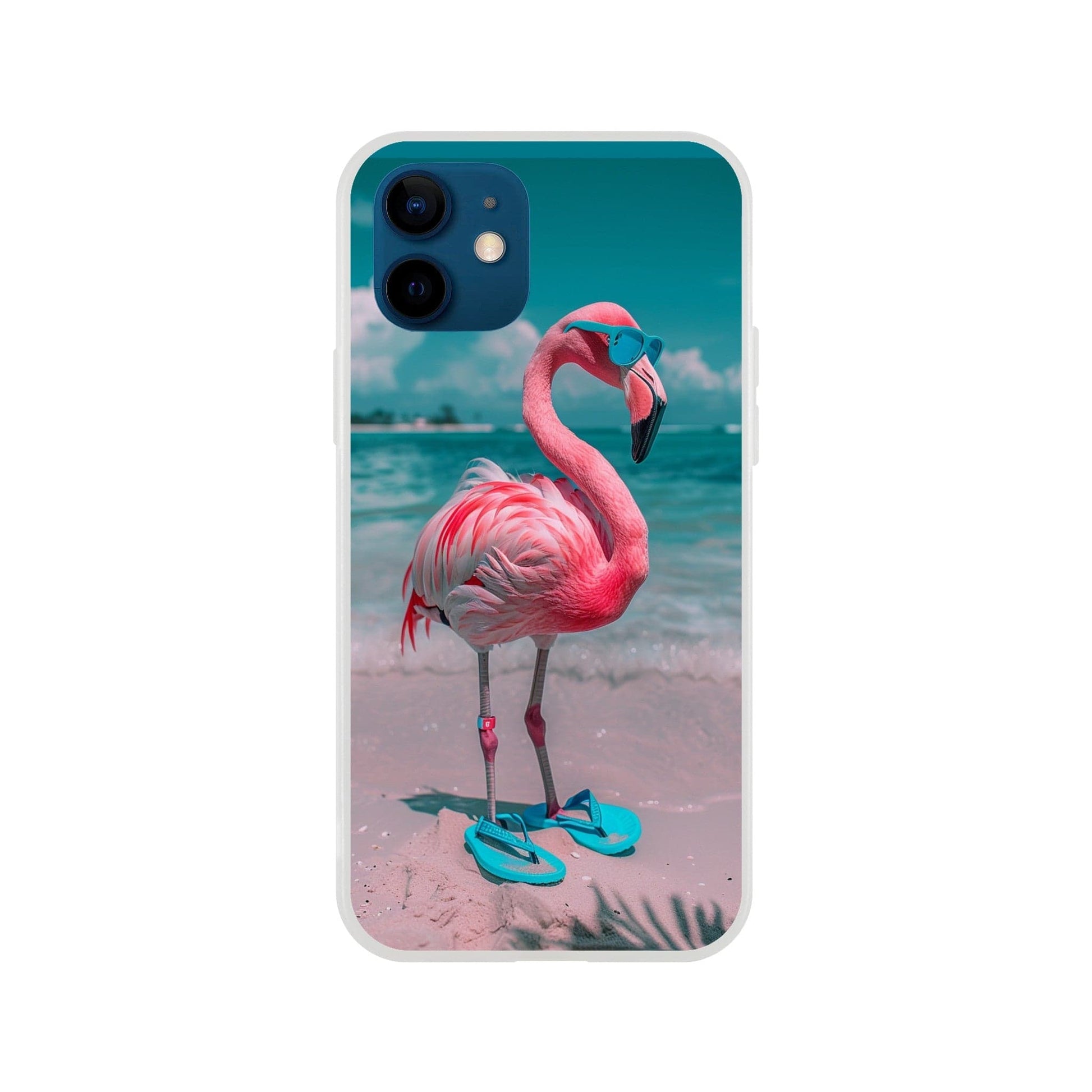 TrendyGuard Print Material Flexi case / Apple - iPhone 12 Aruba Flamingo iPhone & Samsung Cases