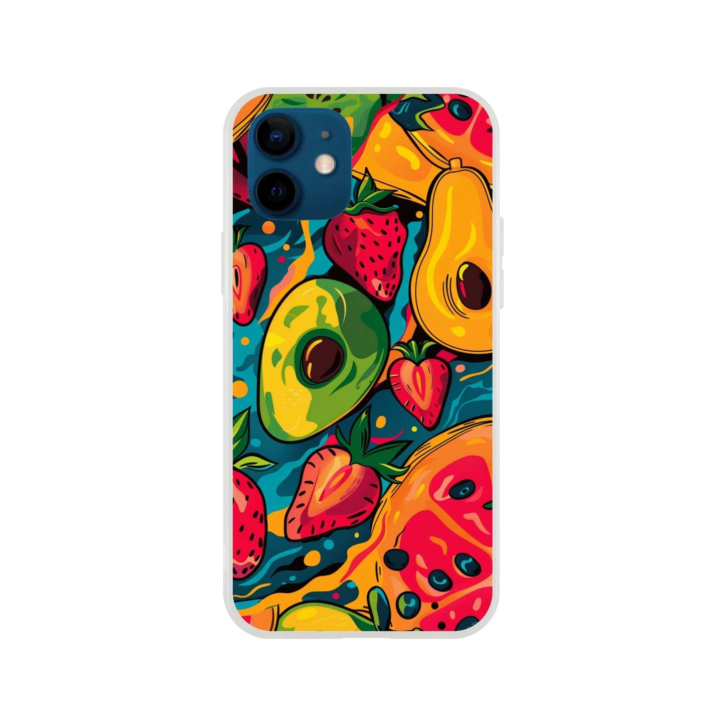 TrendyGuard Print Material Flexi case / Apple - iPhone 12 Fruit Monster iPhone & Samsung Cases