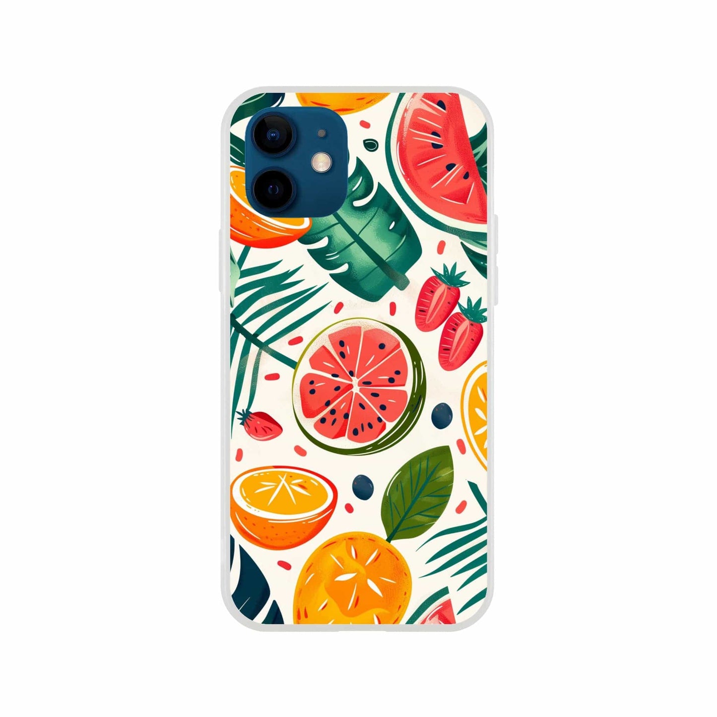 TrendyGuard Print Material Flexi case / Apple - iPhone 12 Fruit & Tropics iPhone & Samsung Cases
