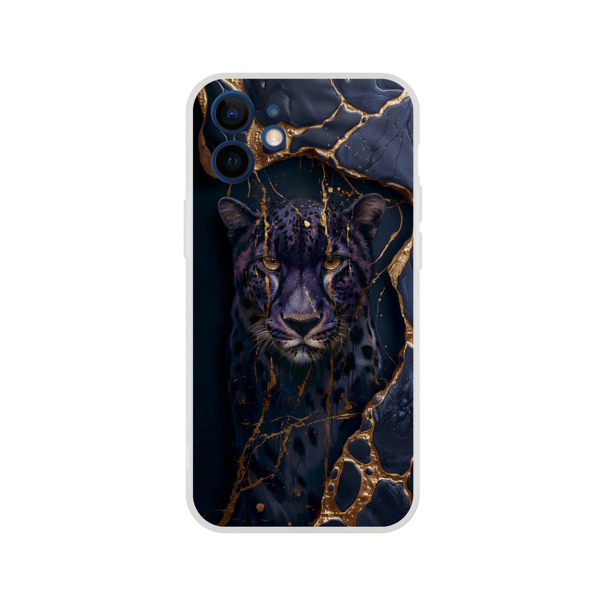 TrendyGuard Print Material Flexi case / Apple - iPhone 12 Mini Purple Cheetah iPhone & Samsung Cases