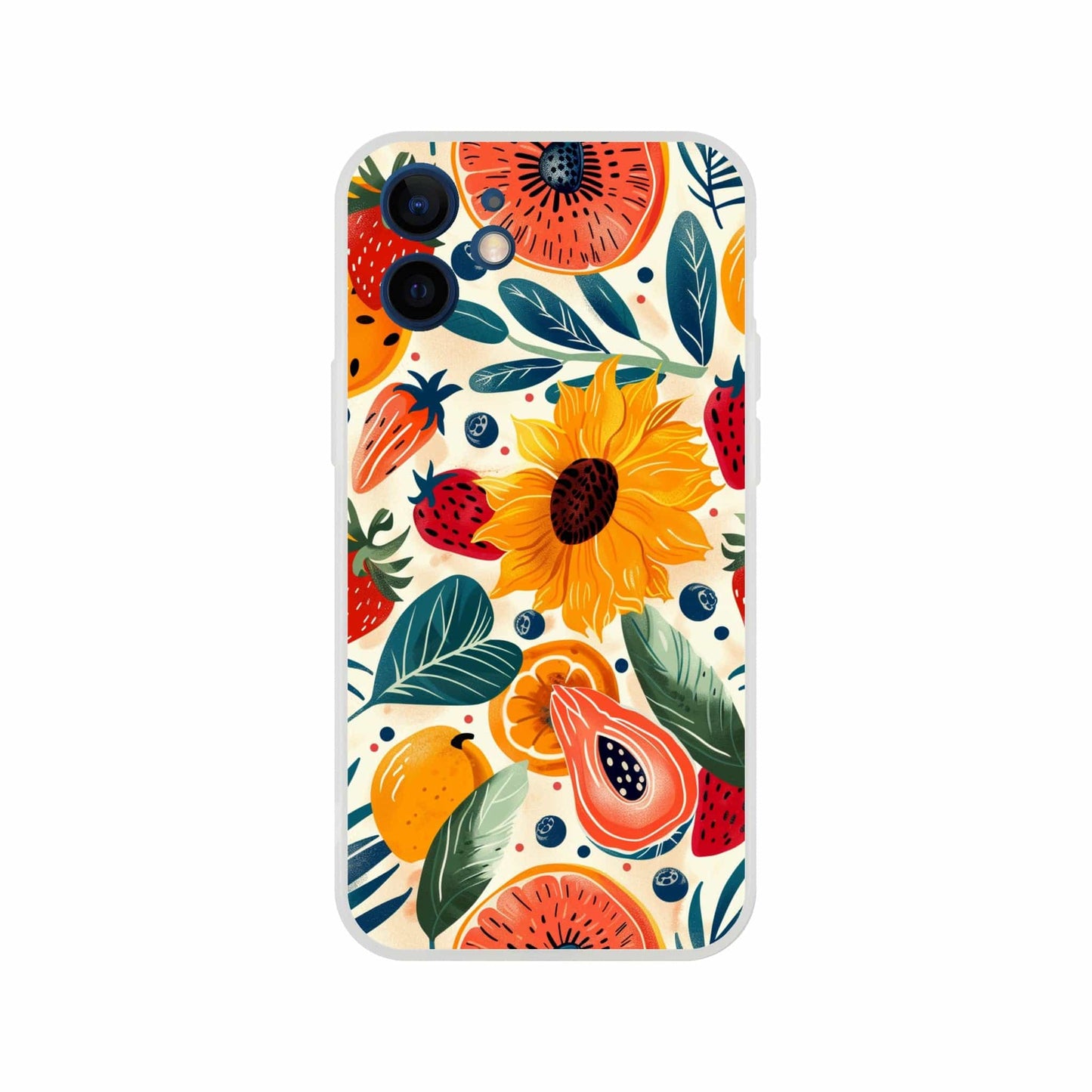 TrendyGuard Print Material Flexi case / Apple - iPhone 12 Mini Sunflower Fruit iPhone & Samsung Cases