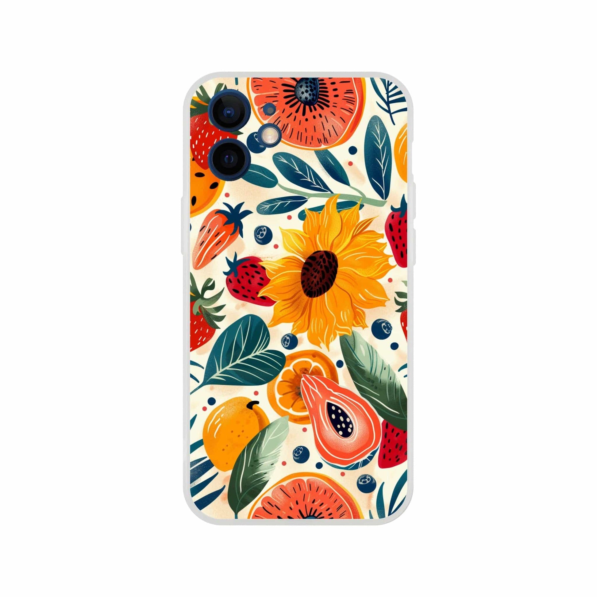 TrendyGuard Print Material Flexi case / Apple - iPhone 12 Mini Sunflower Fruit iPhone & Samsung Cases