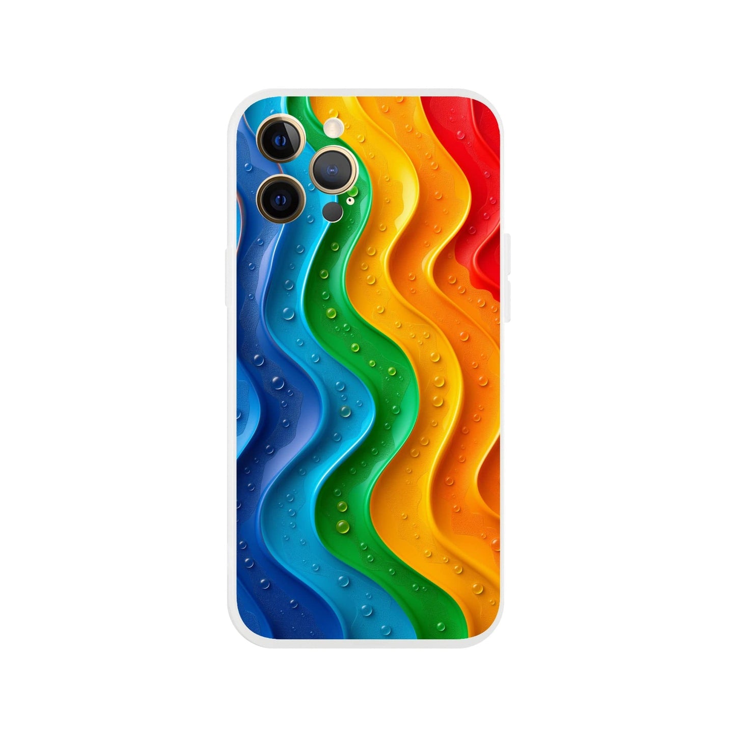 TrendyGuard Print Material Flexi case / Apple - iPhone 12 Pro Max Wet Rainbow iPhone & Samsung Cases