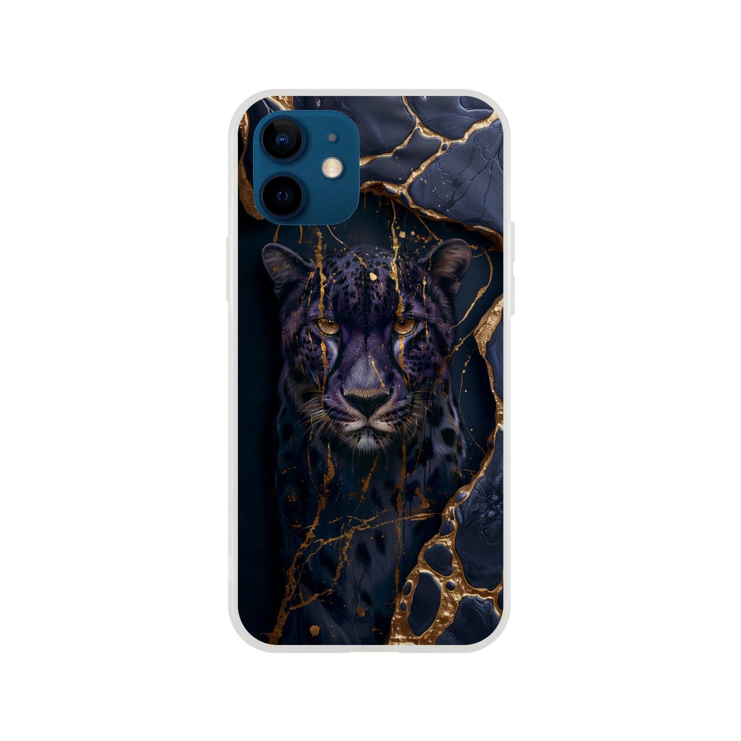 TrendyGuard Print Material Flexi case / Apple - iPhone 12 Purple Cheetah iPhone & Samsung Cases