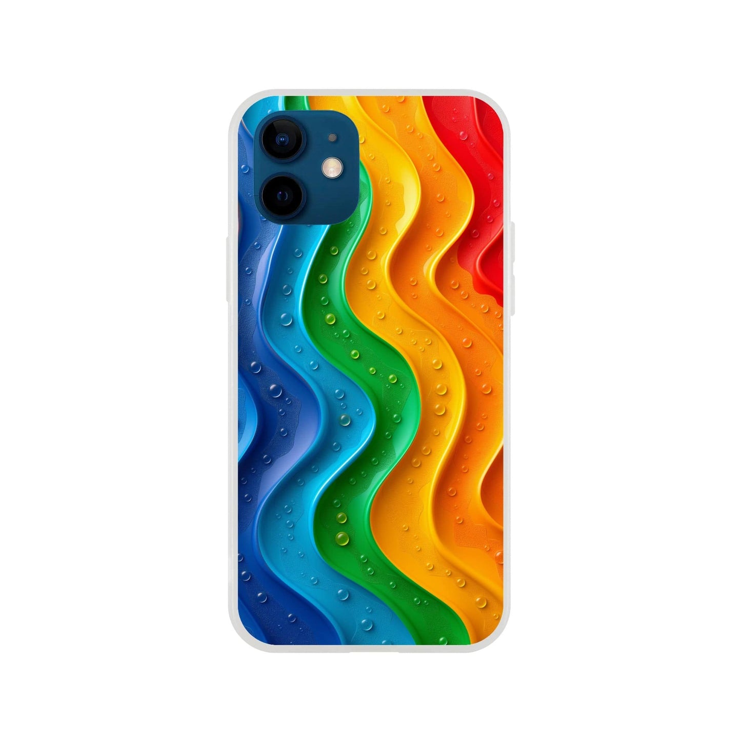 TrendyGuard Print Material Flexi case / Apple - iPhone 12 Wet Rainbow iPhone & Samsung Cases