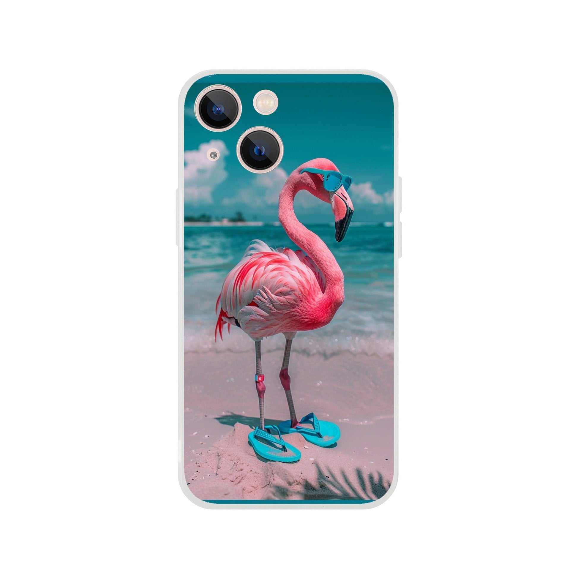 TrendyGuard Print Material Flexi case / Apple - iPhone 13 Mini Aruba Flamingo iPhone & Samsung Cases